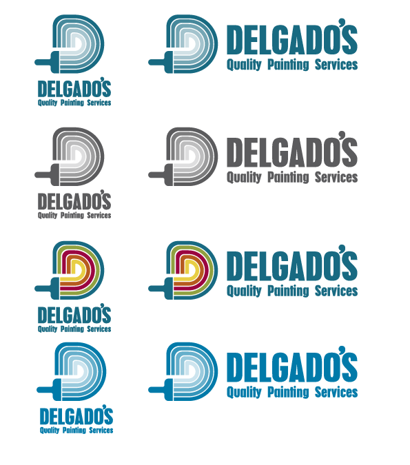 Delgado's Quality Painting Services Logo