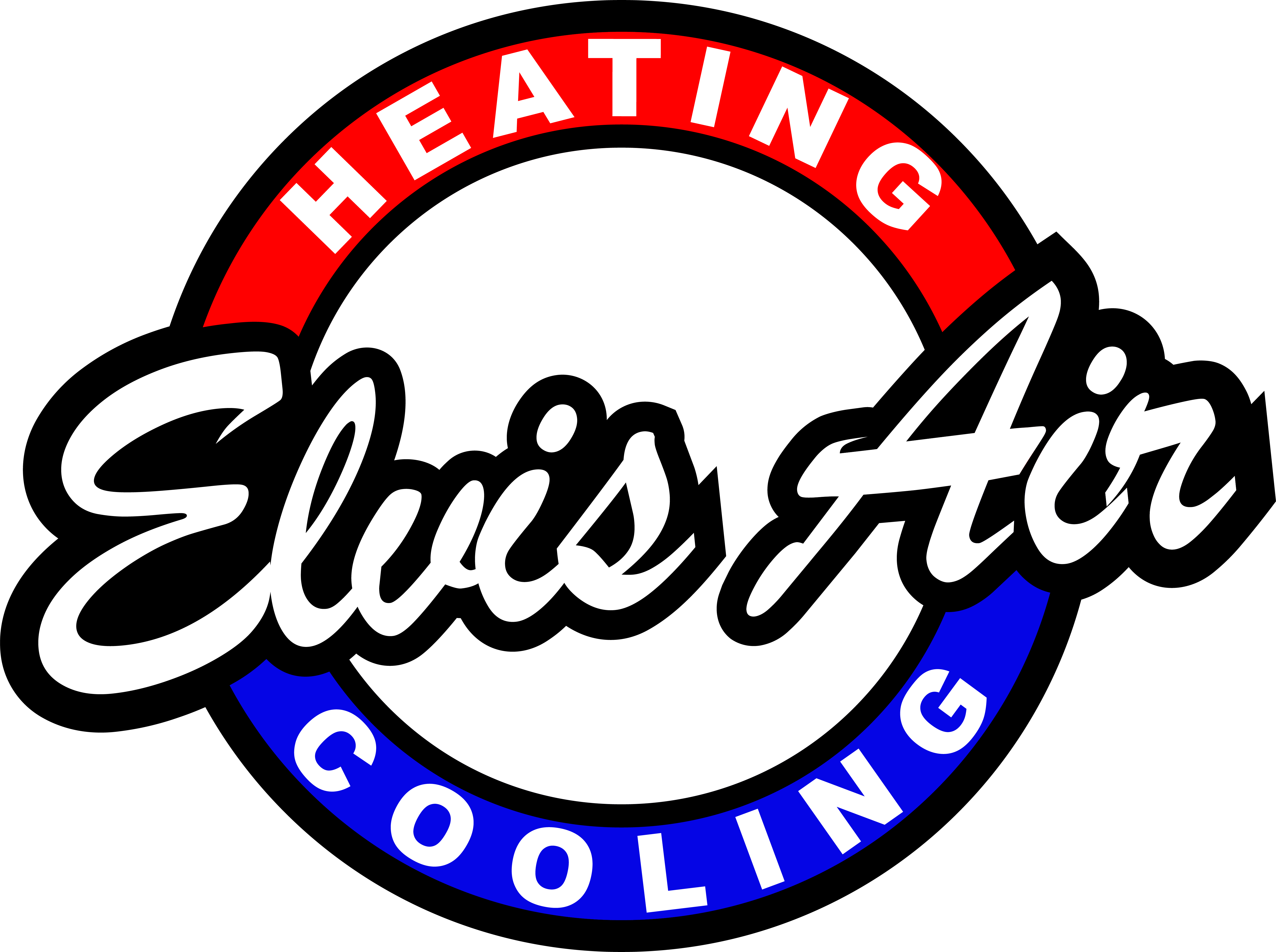 Elvis Heating and Cooling Logo