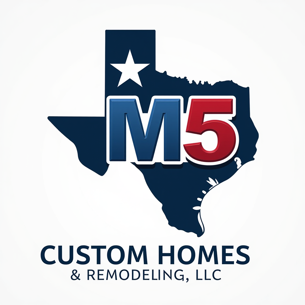 M5 Custom Homes and Remodeling Logo