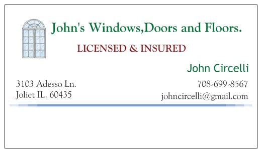 John's Window, Doors and Floors Logo