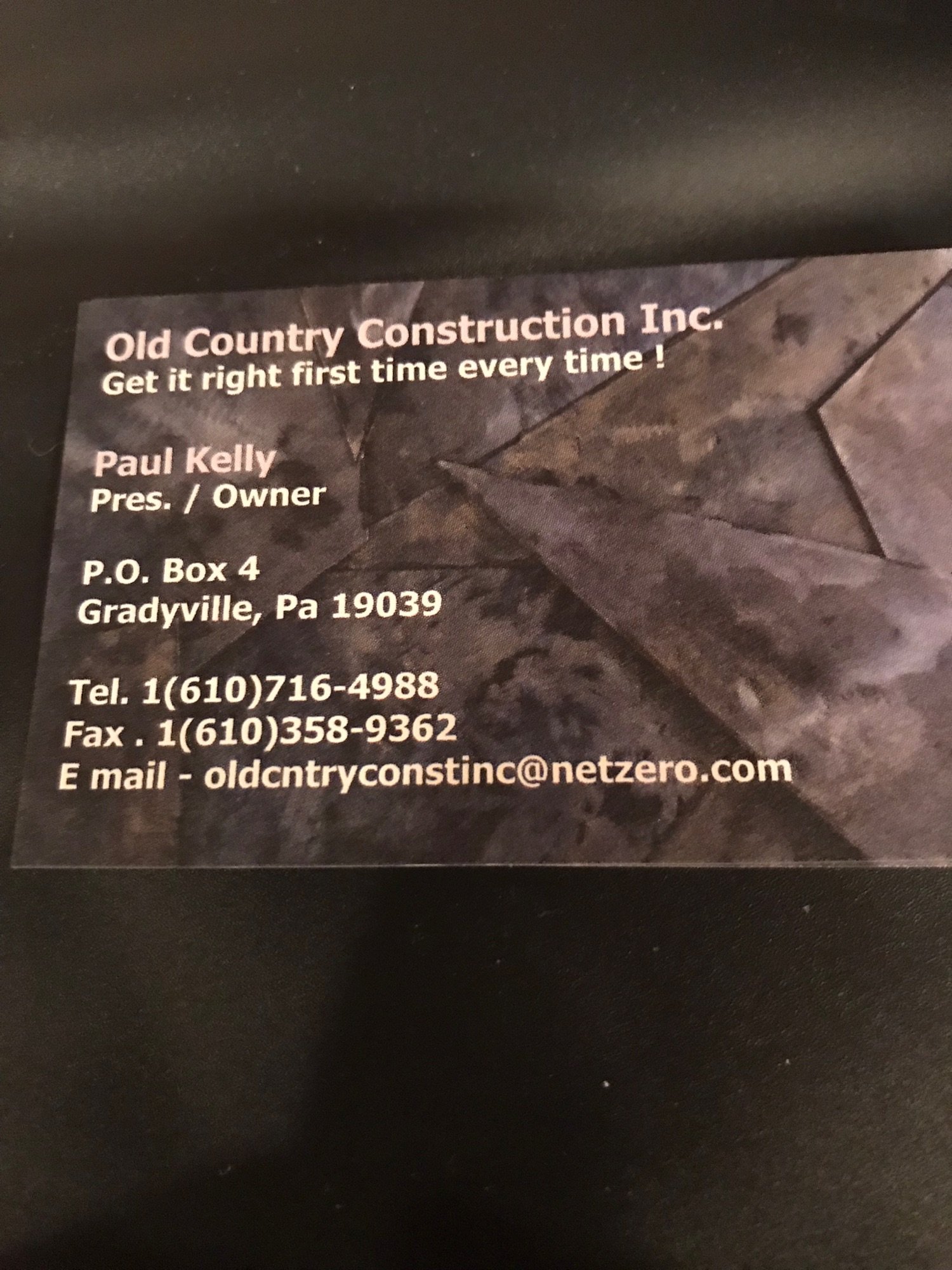 Old Country Construction, Inc. Logo