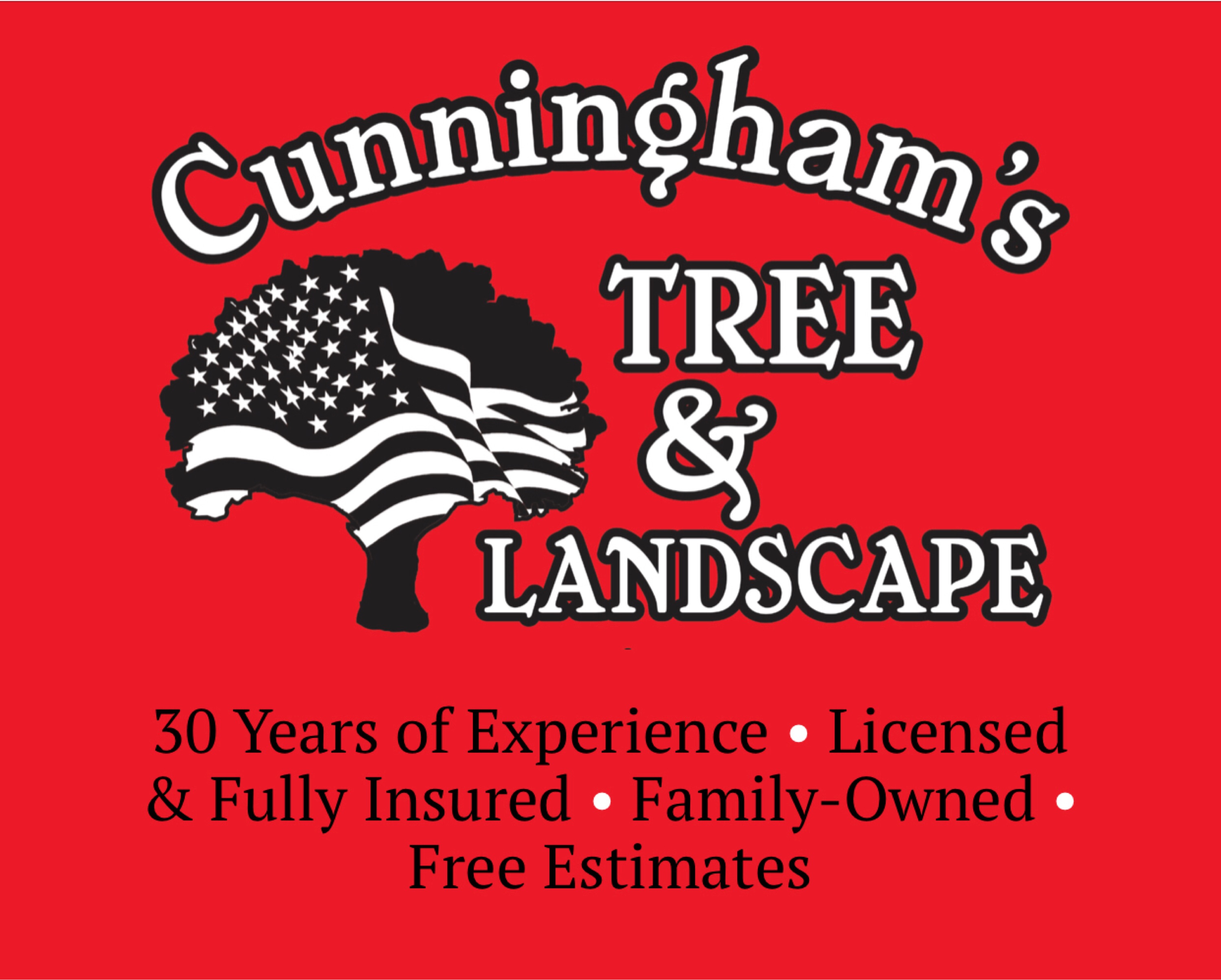 Cunningham's Tree & Landscape Logo