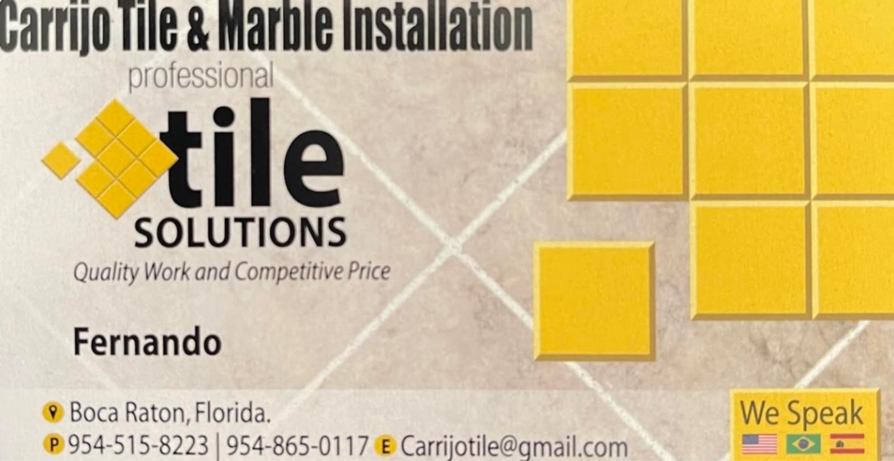 Carrijo Tile & Marble Corporation Logo