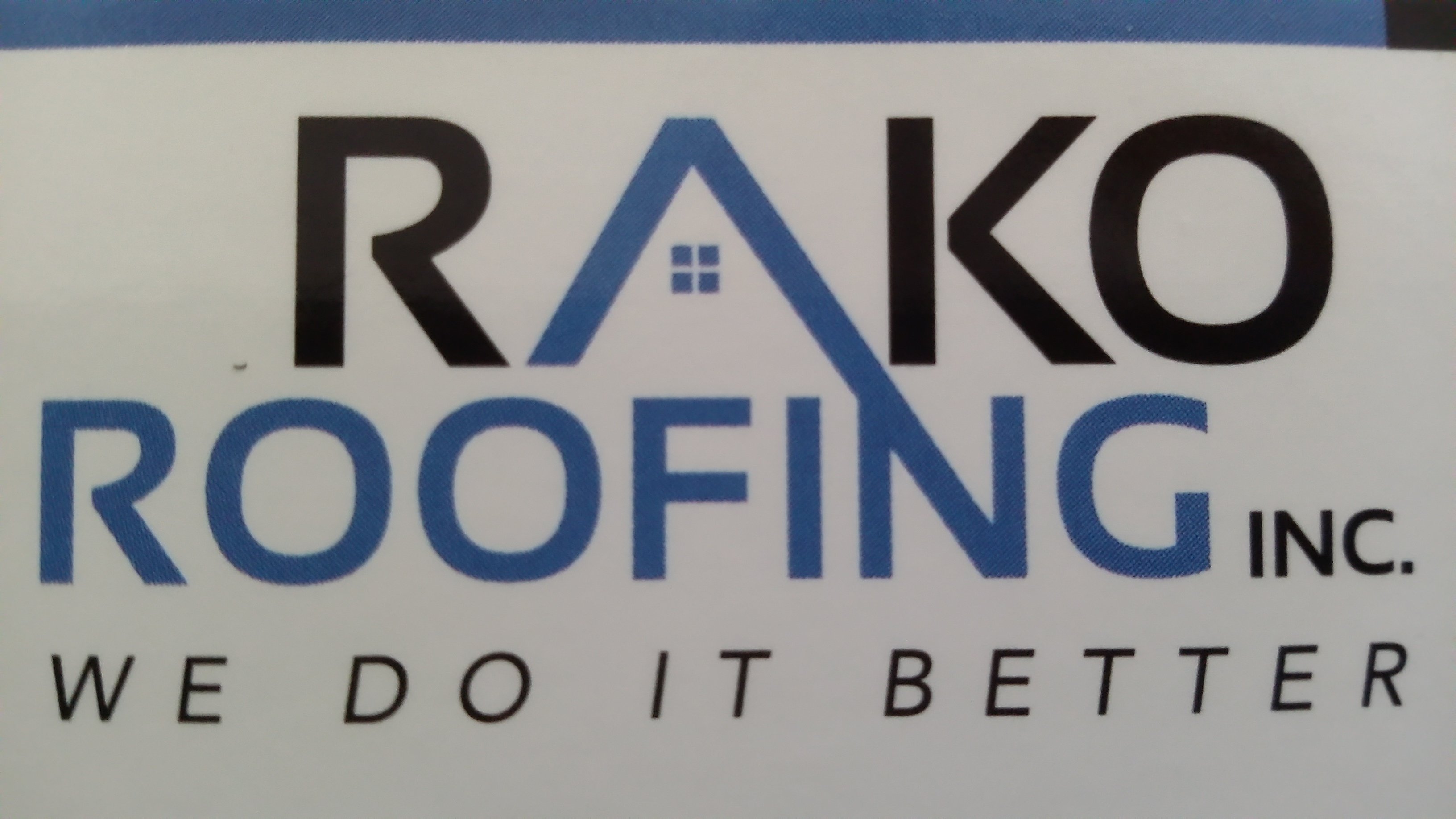 Rako Roofing, Inc. Logo