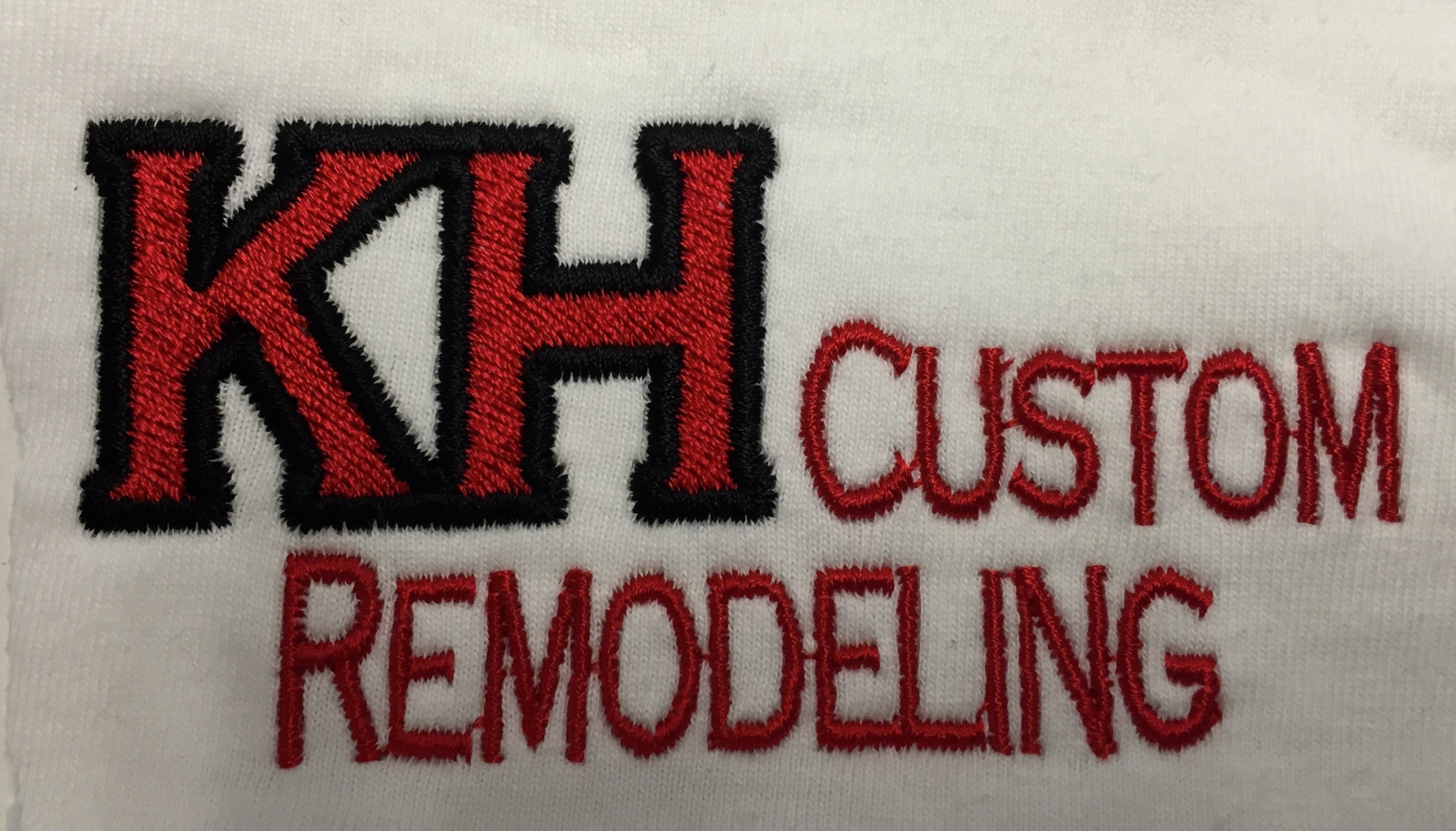 K H Custom Remodeling Logo