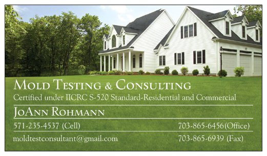 Mold Testing & Consulting Logo