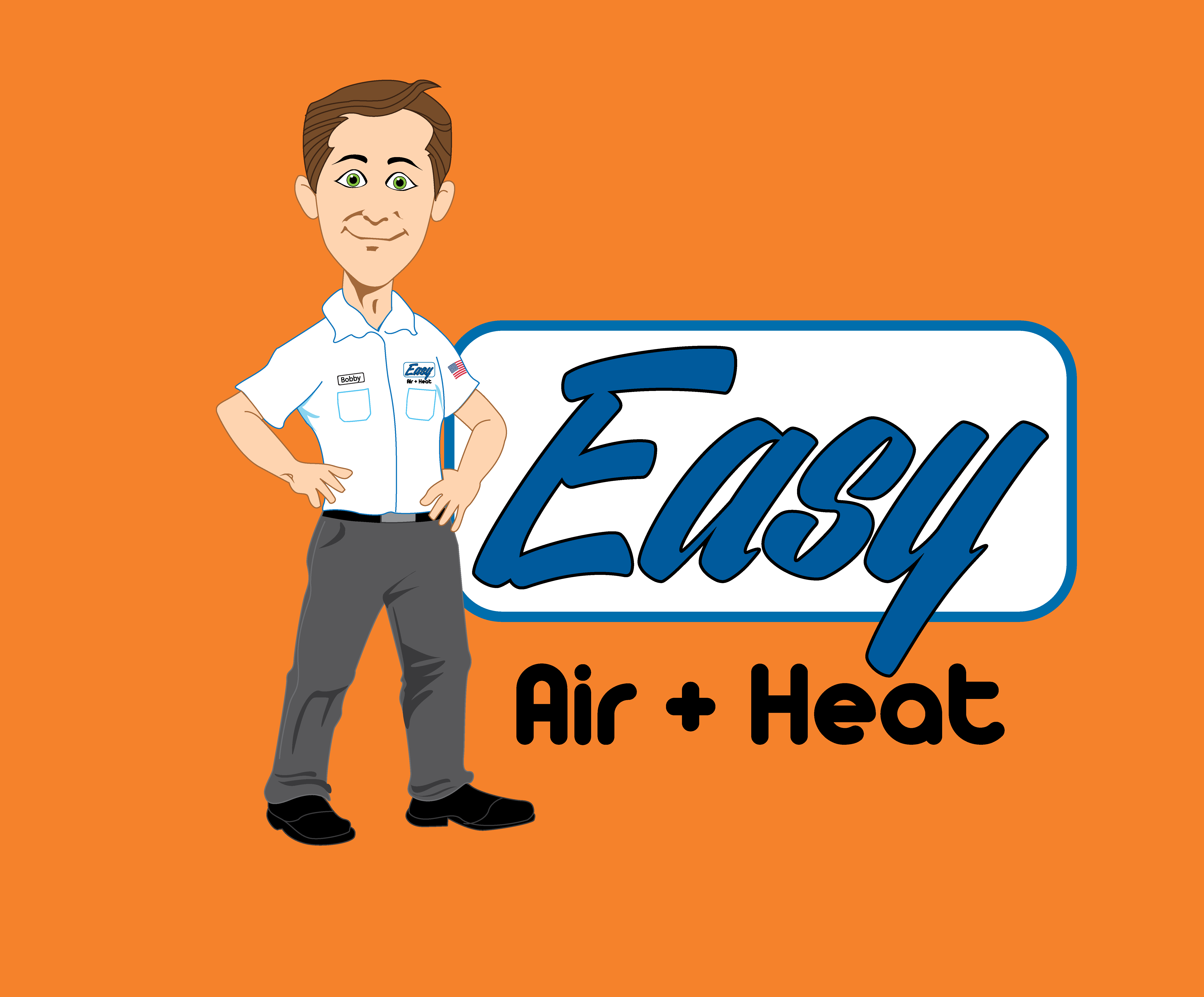 Easy Air + Heat + Plumbing Logo