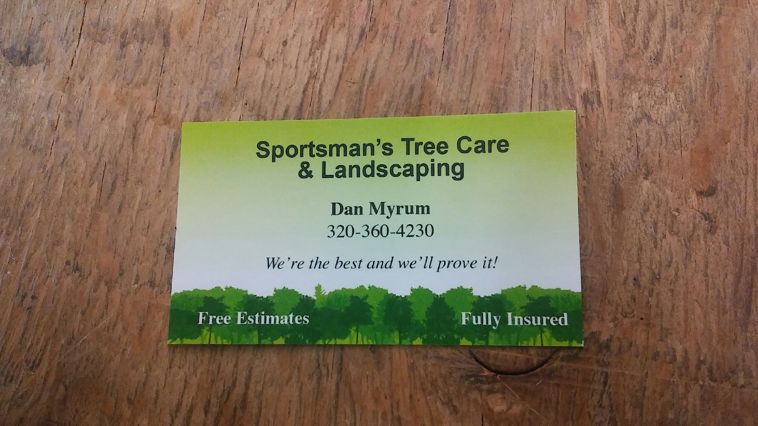 Sportman's Tree Care & Landscaping Logo