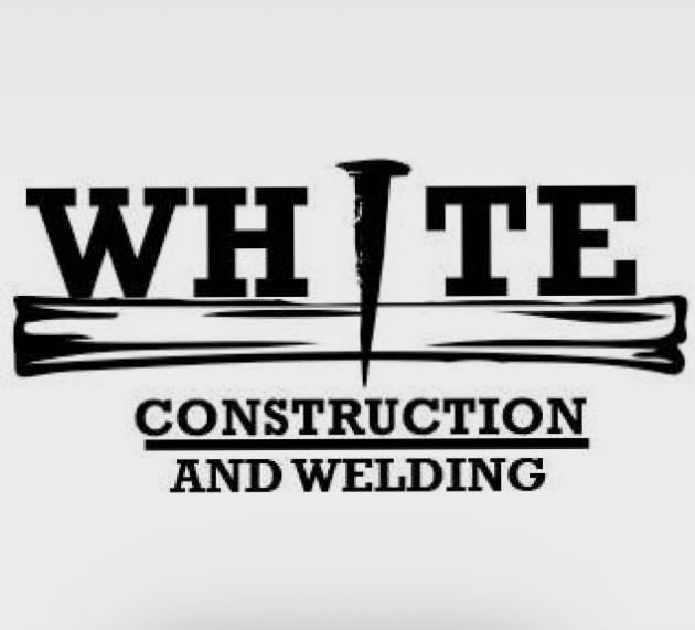 White Construction and Welding Logo