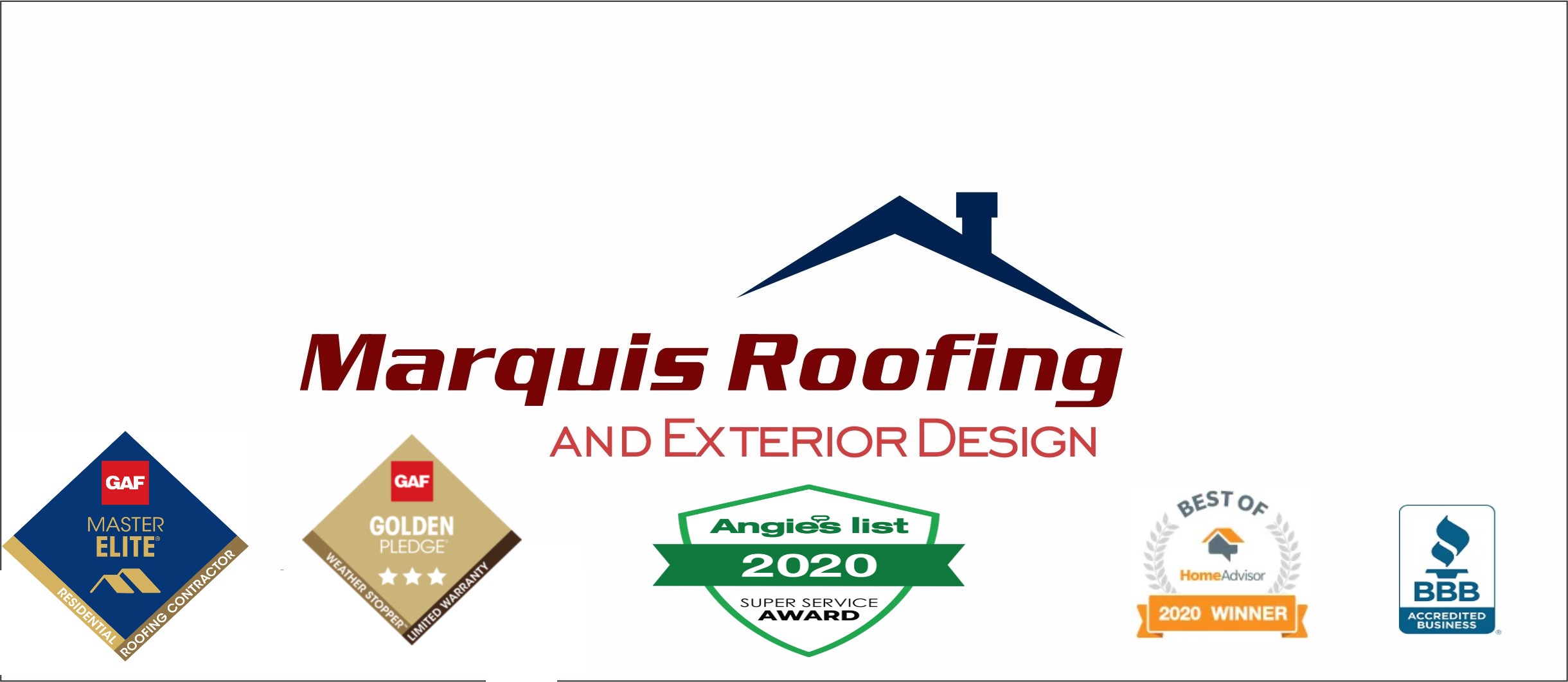 Marquis Roofing and Exterior Design Logo