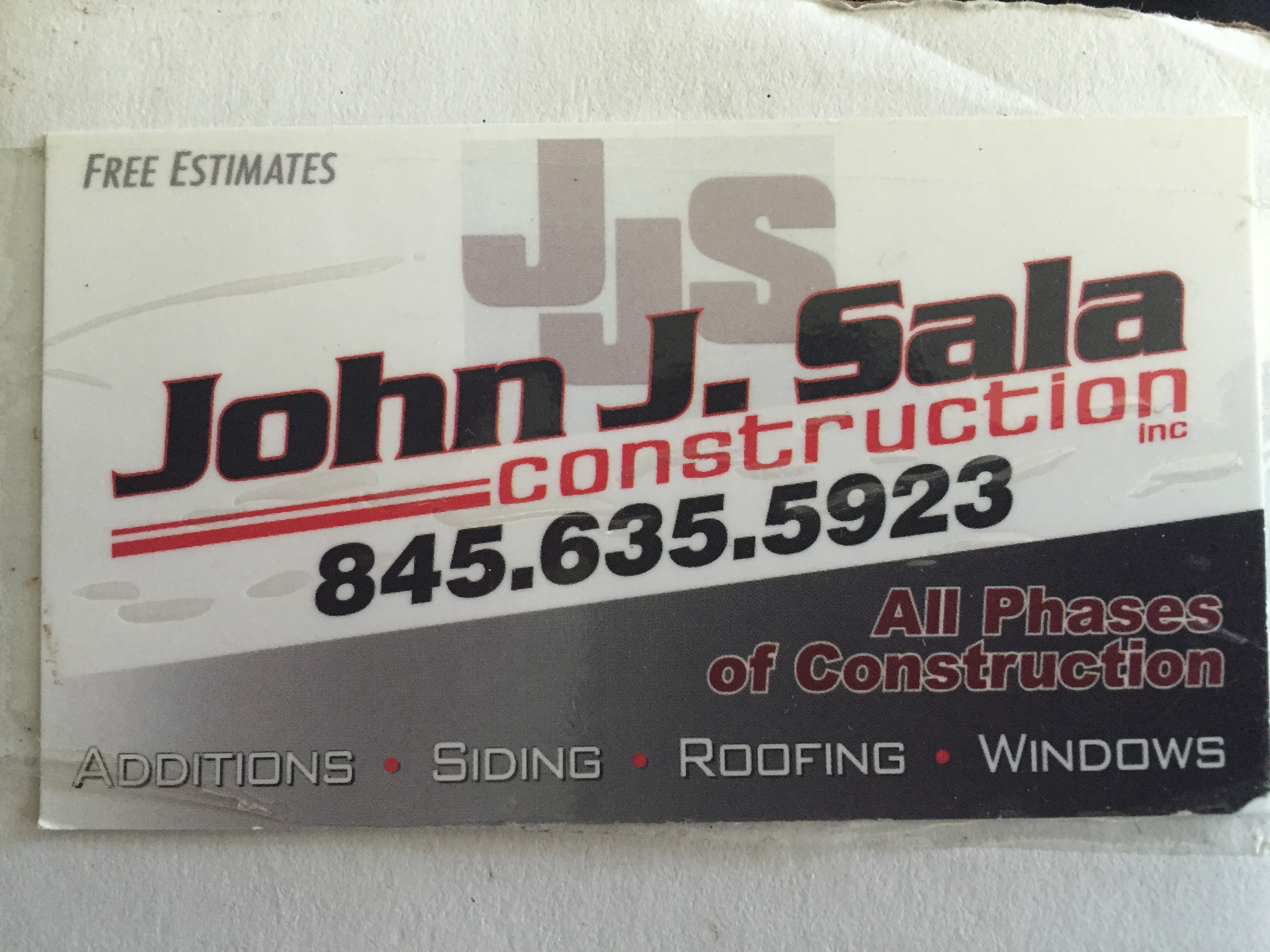 John J. Sala Construction Corp. Logo