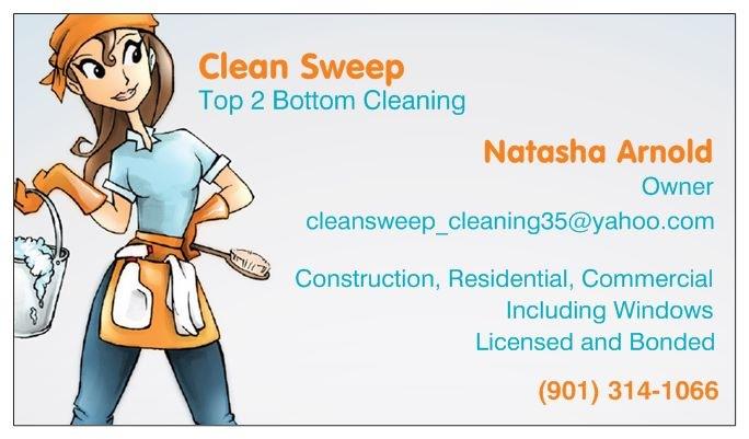 Clean Sweep Top 2 Bottom Cleaning Logo