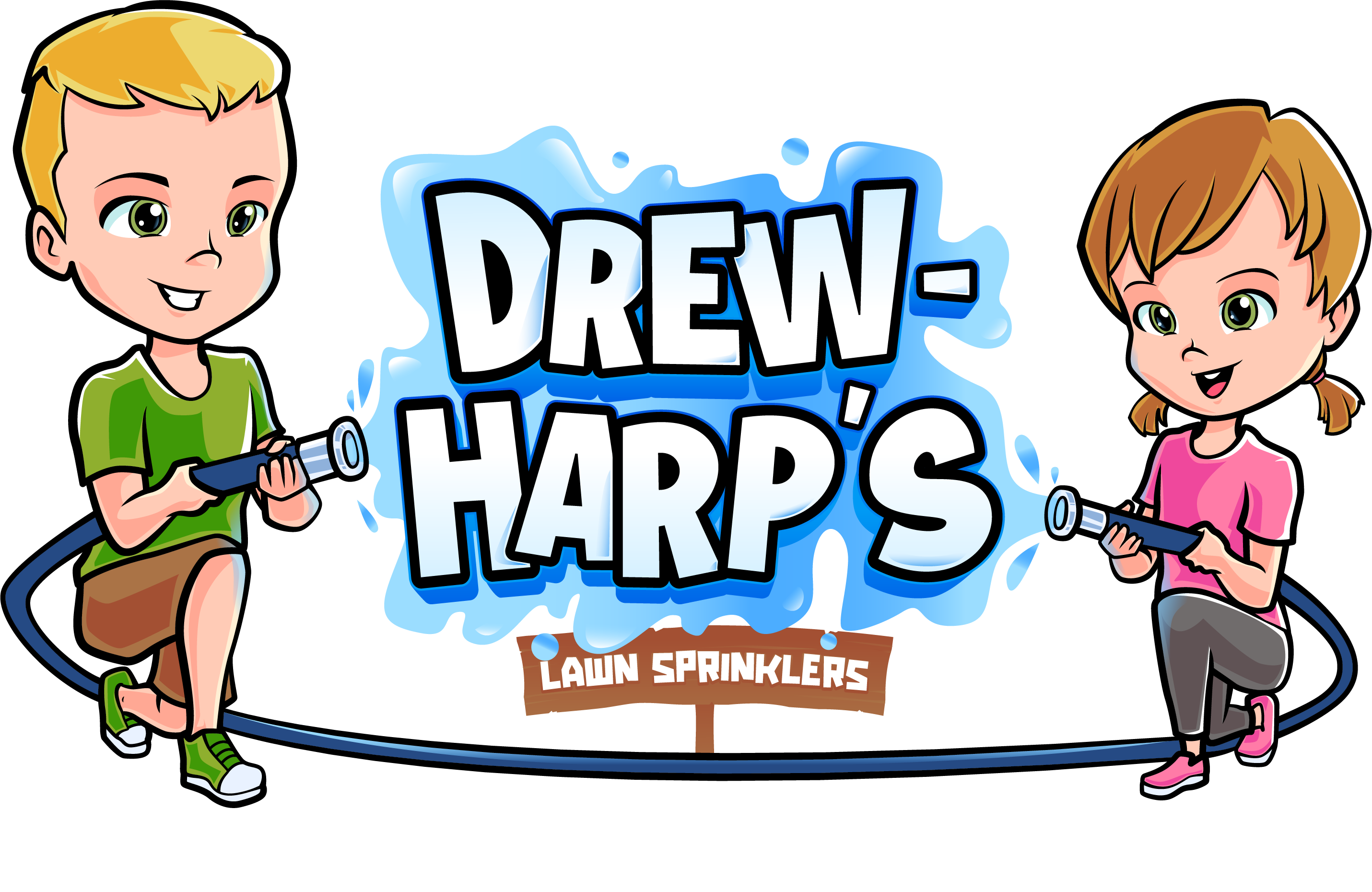 Drew Harps Lawn Sprinklers Logo