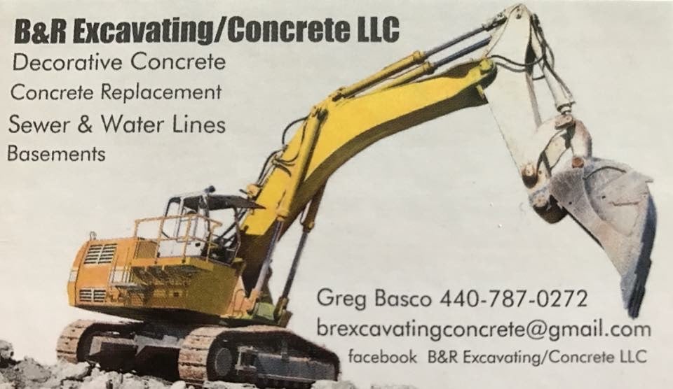 B & R Excavating / Concrete, LLC Logo