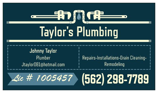 Taylor's Plumbing Logo