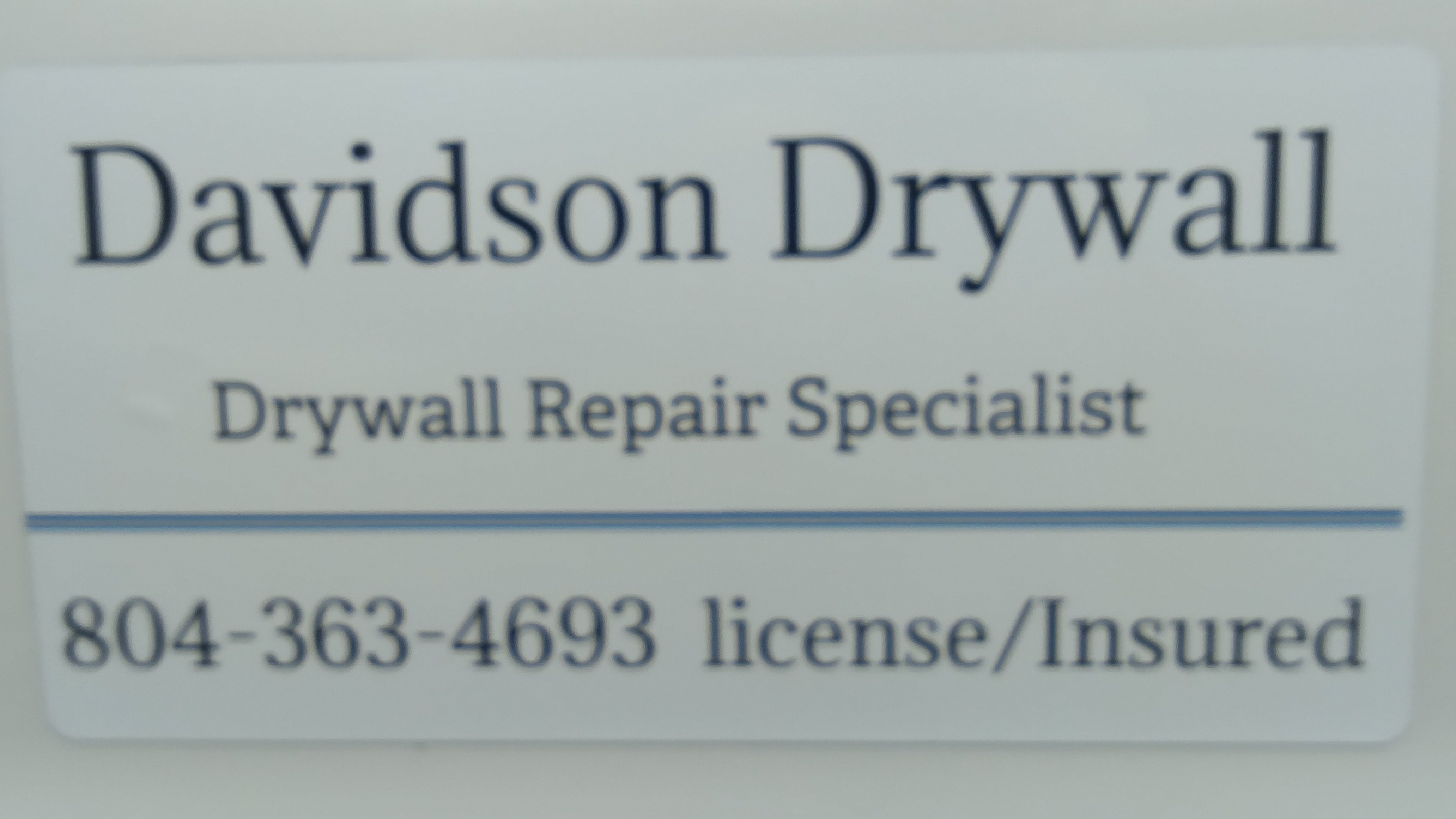 Davidson Drywall Logo