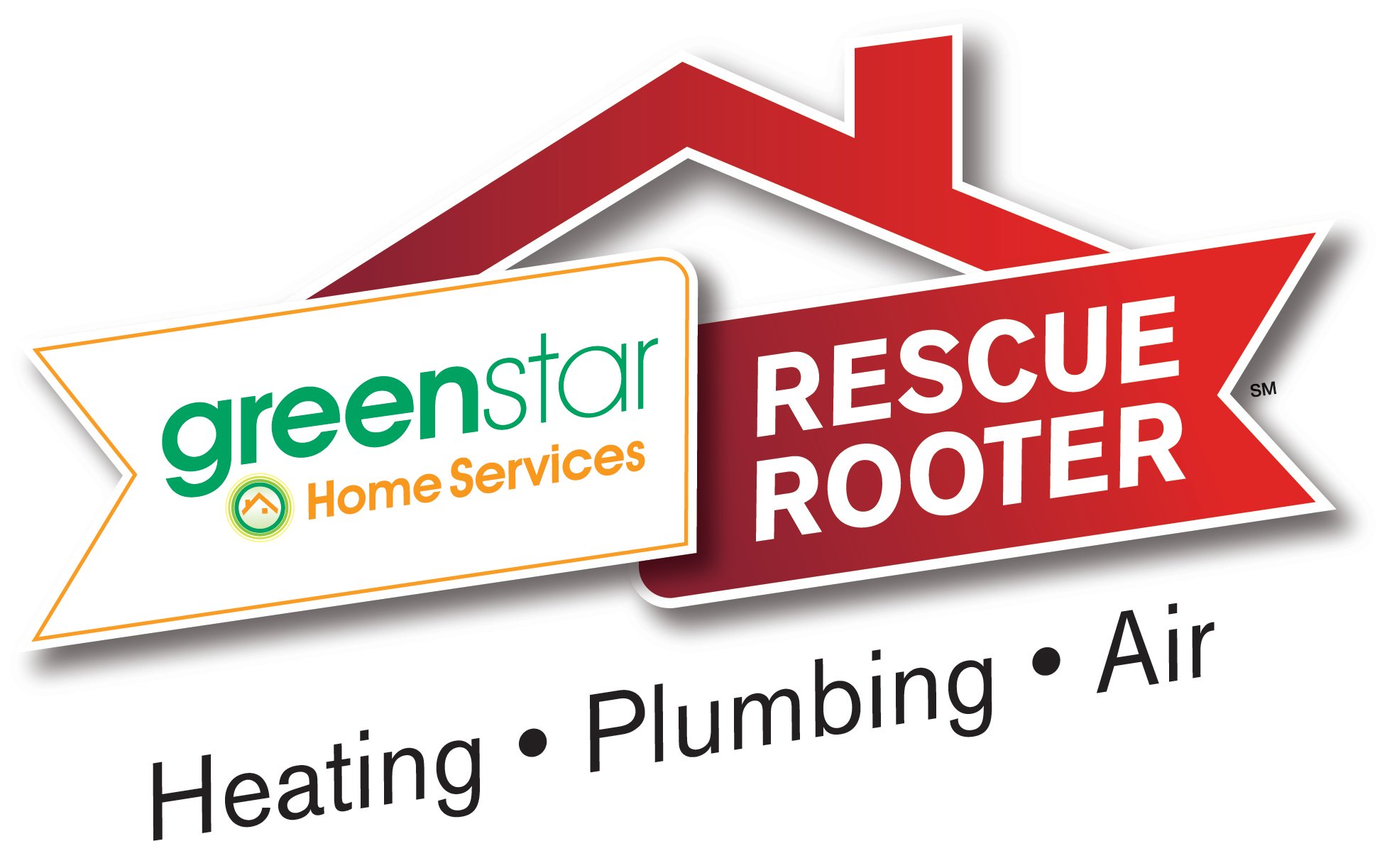 Greenstar Home Services / Rescue Rooter Orange Logo