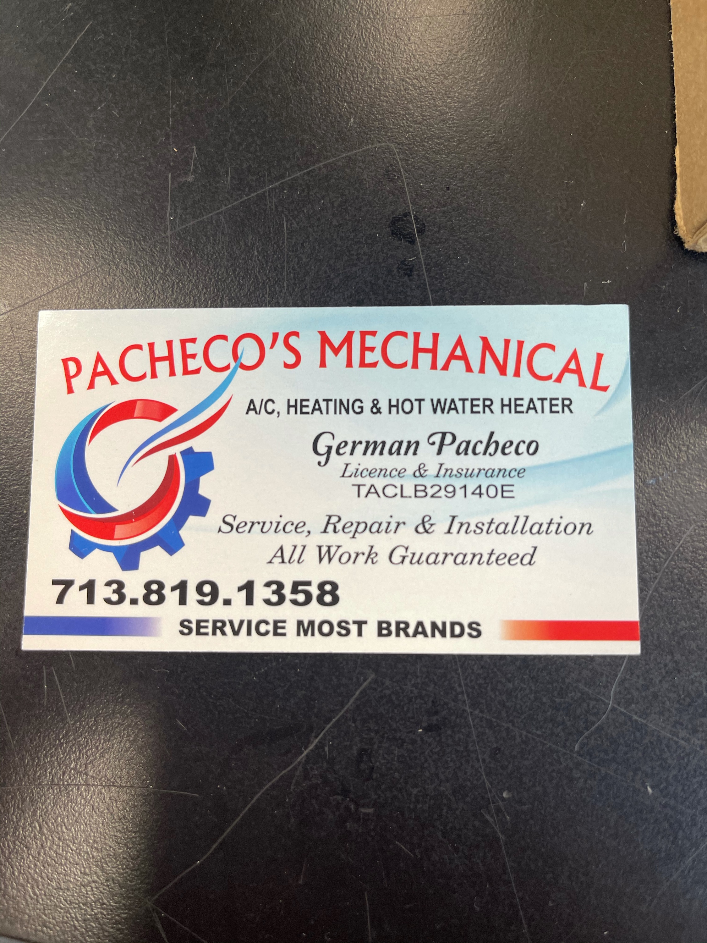 Pacheco's Mechanical Service Logo