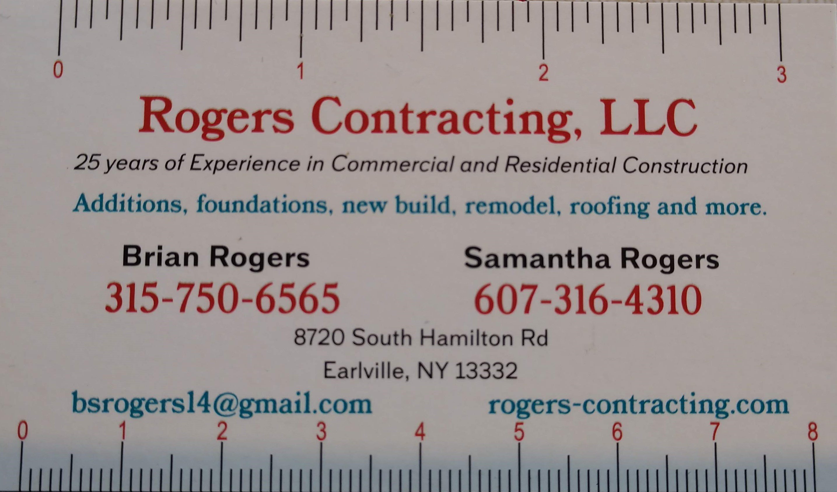 Rogers Contracting Logo