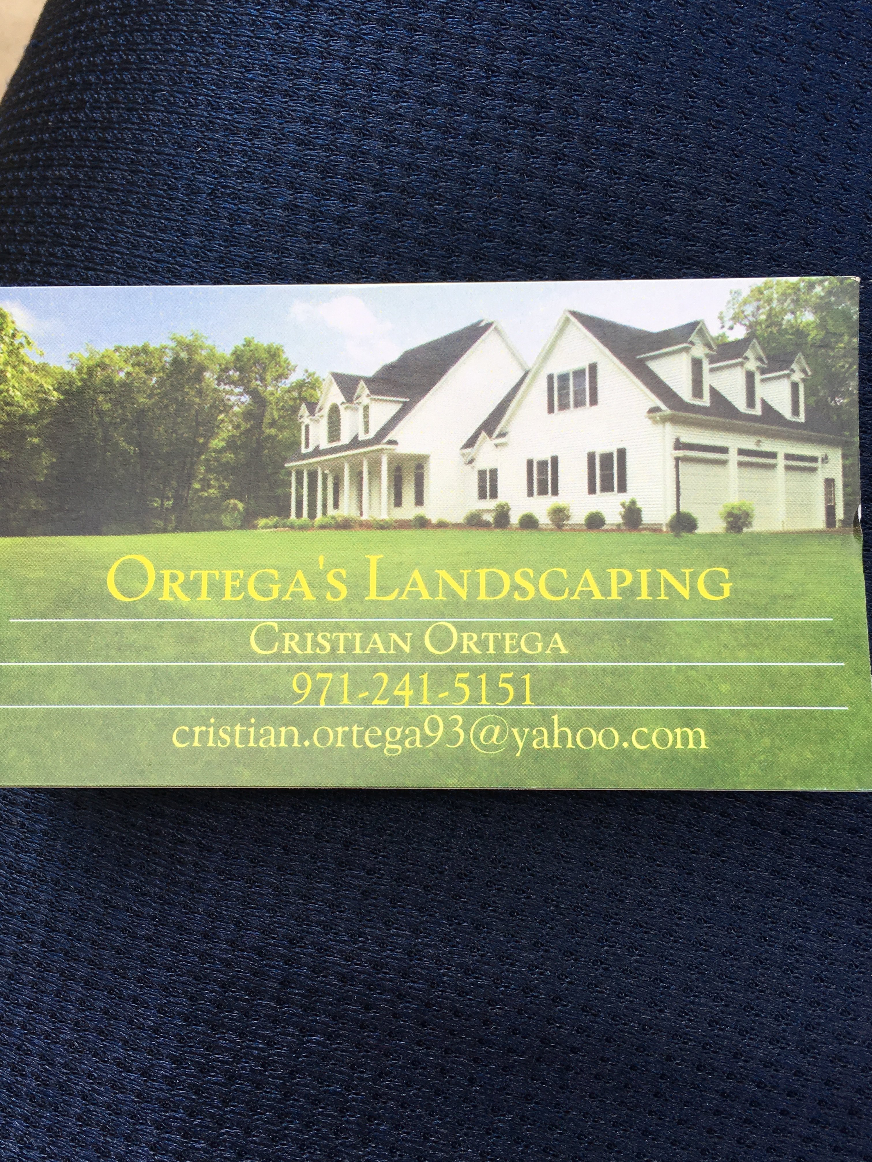 Ortega's Landscaping Logo