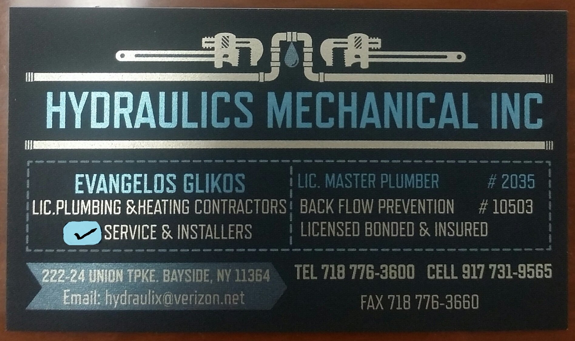 Hydraulics Mechanical, Inc. Logo