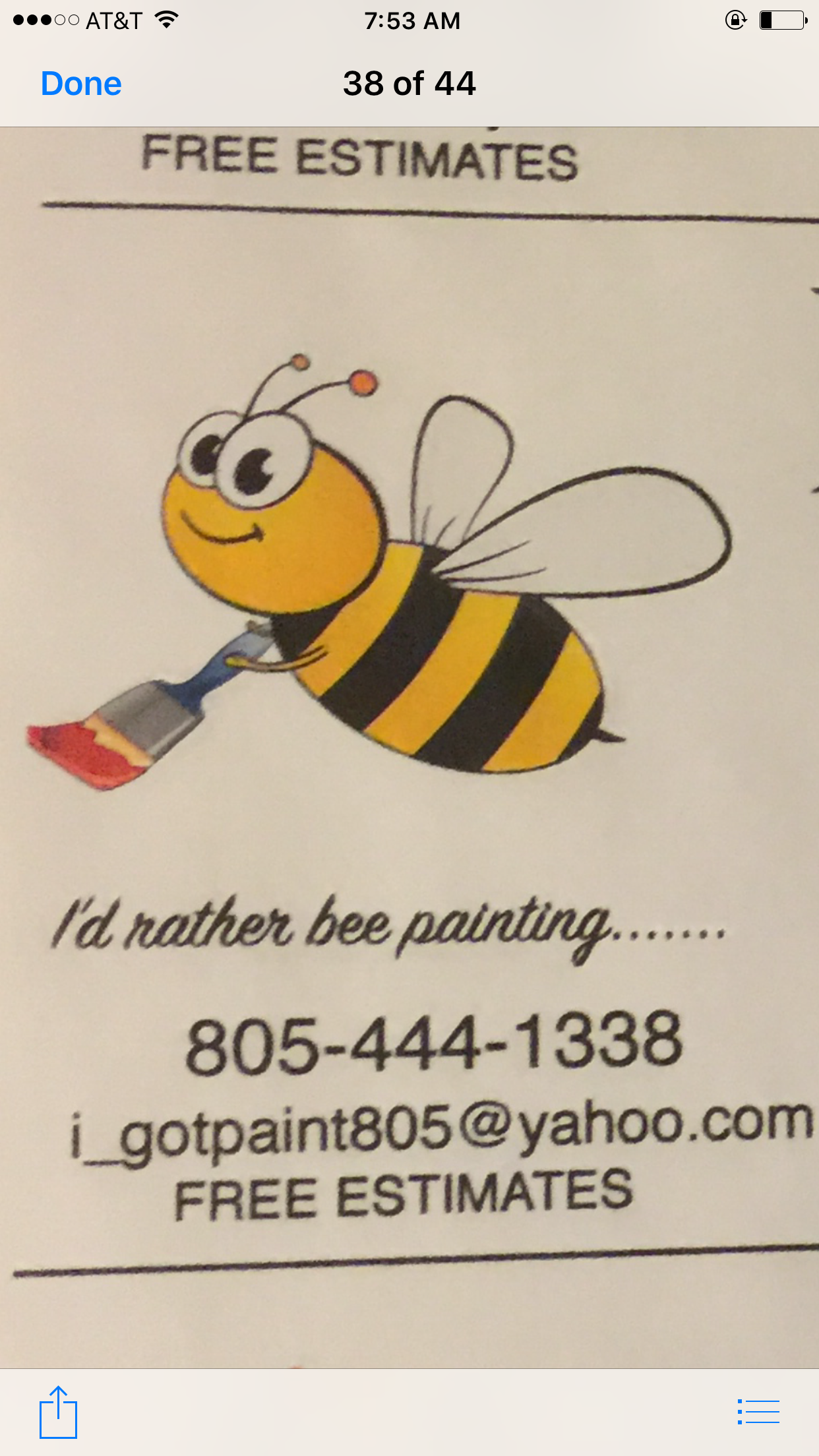 Busy Bee Painting Logo