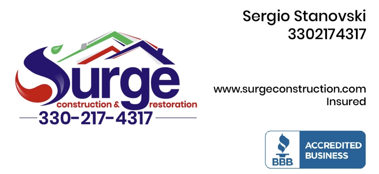 Surge Construction & Restoration Logo
