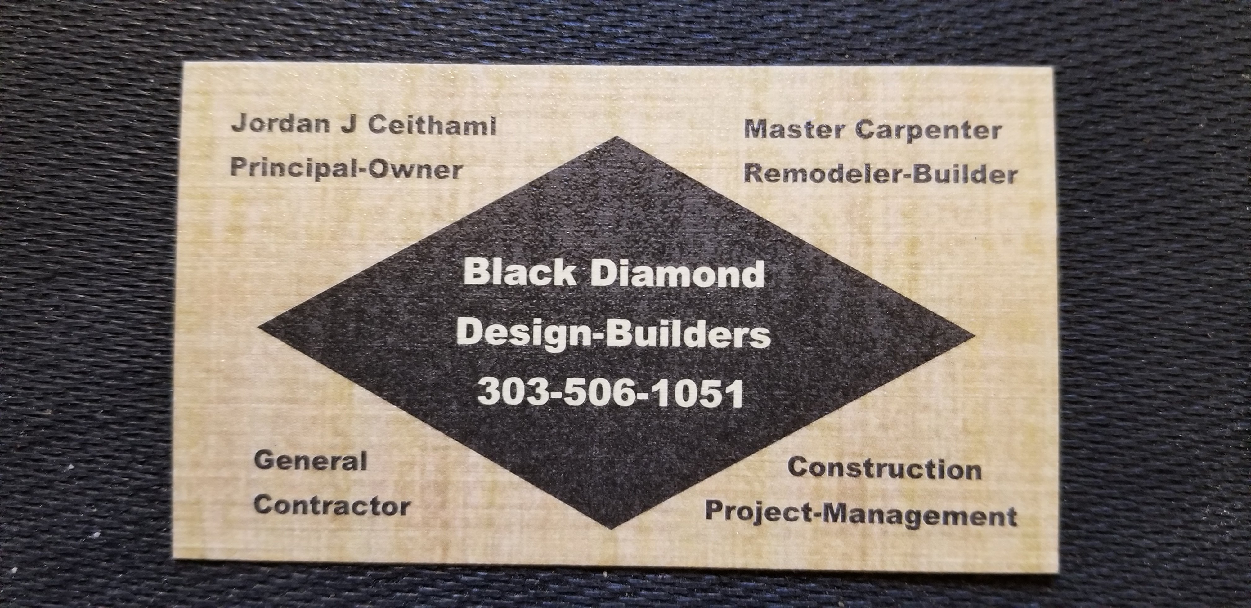 Black Diamond Design-Builders Logo