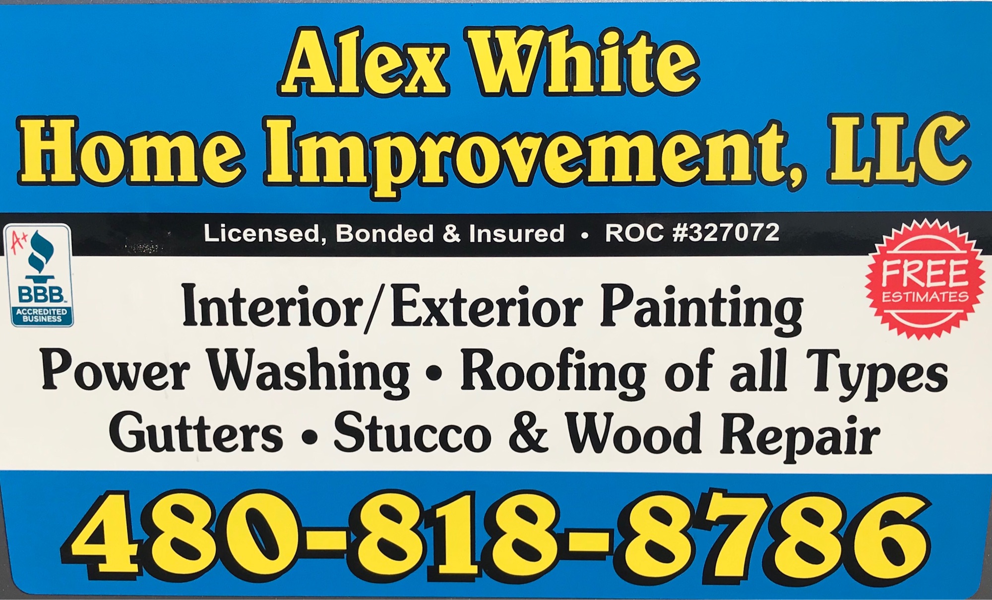Alex White Home Improvement LLC Logo