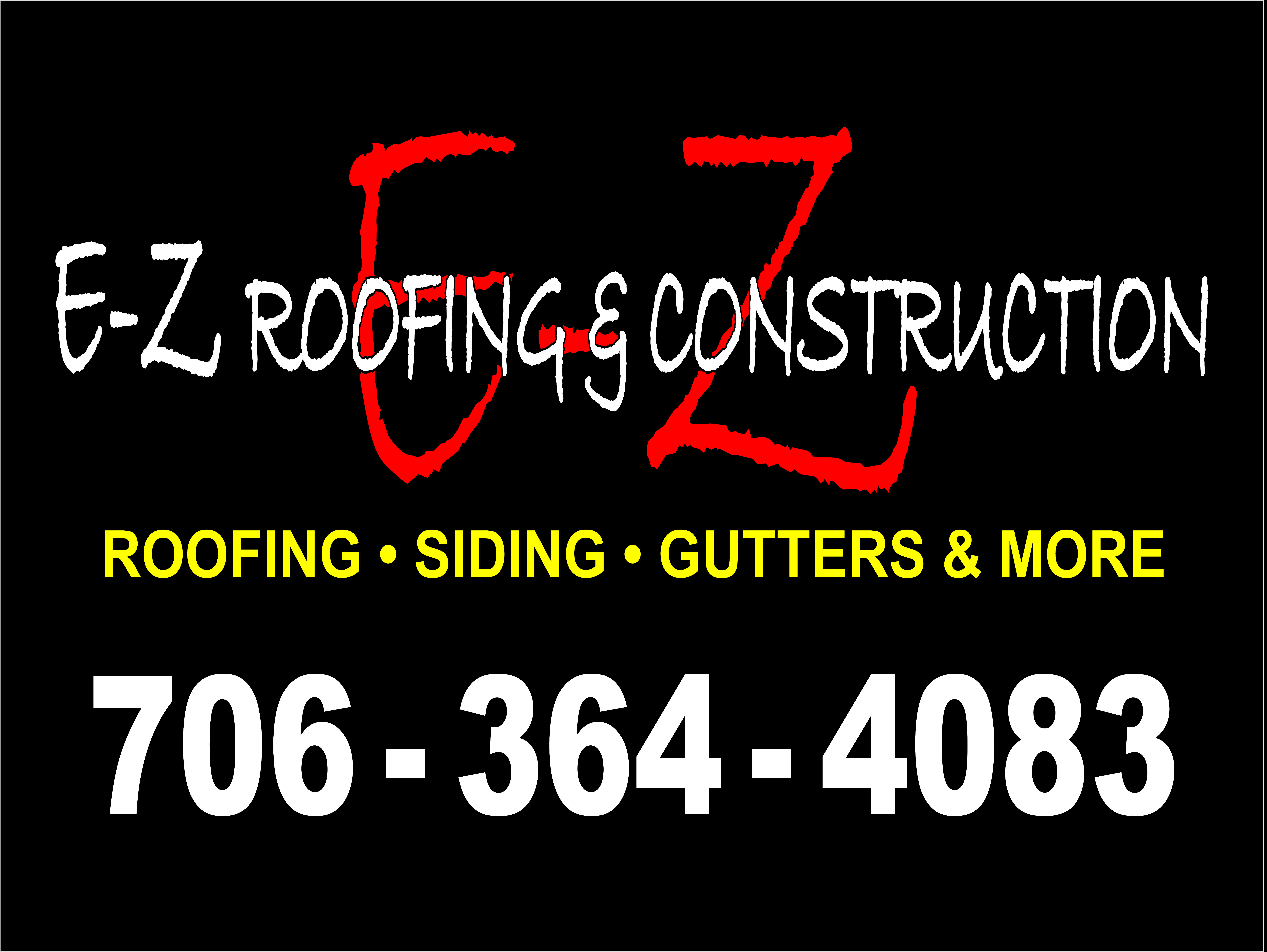 E-Z Roofing and Construction Logo