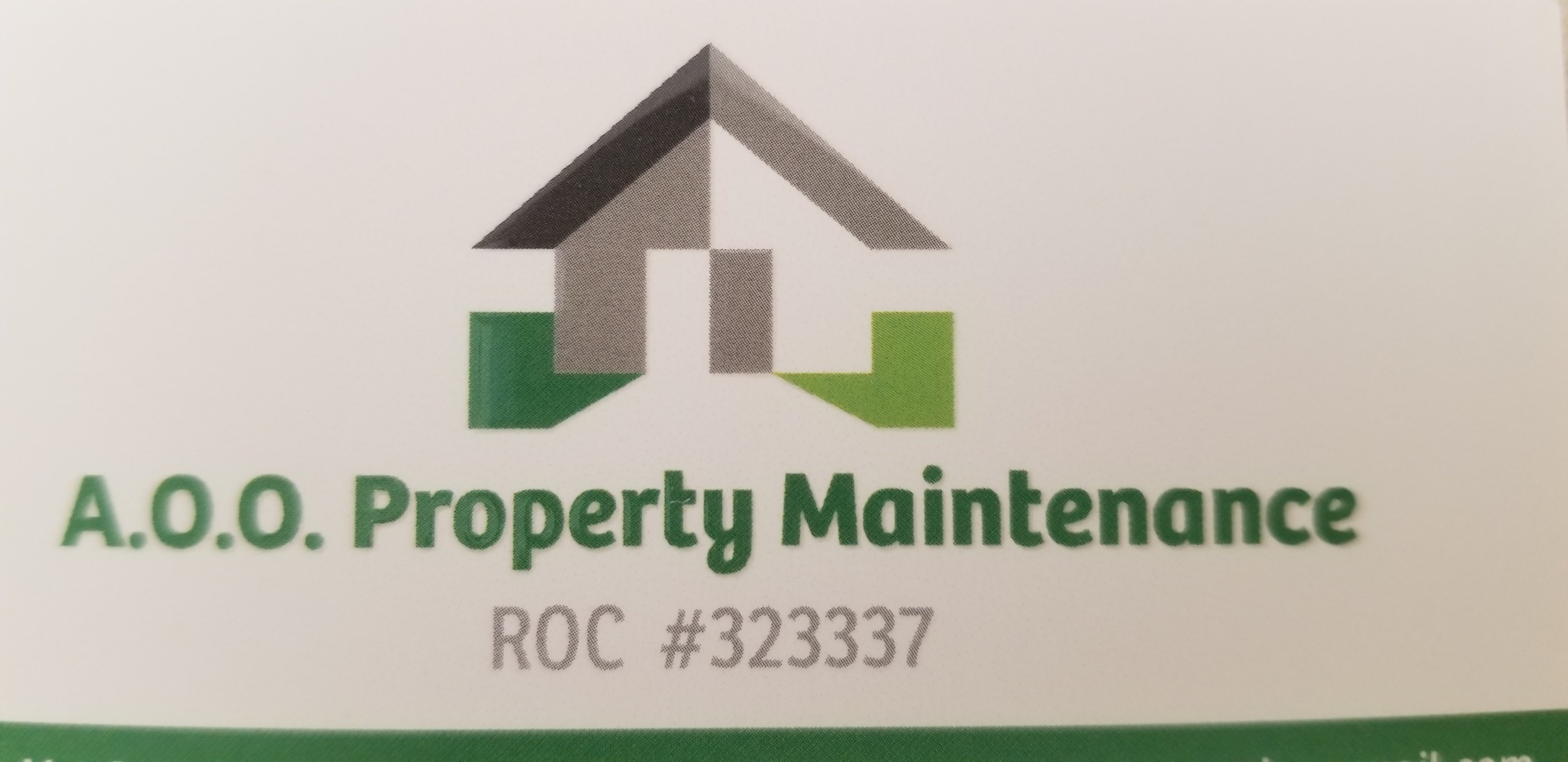 A.O.O. Property Maintenance Logo