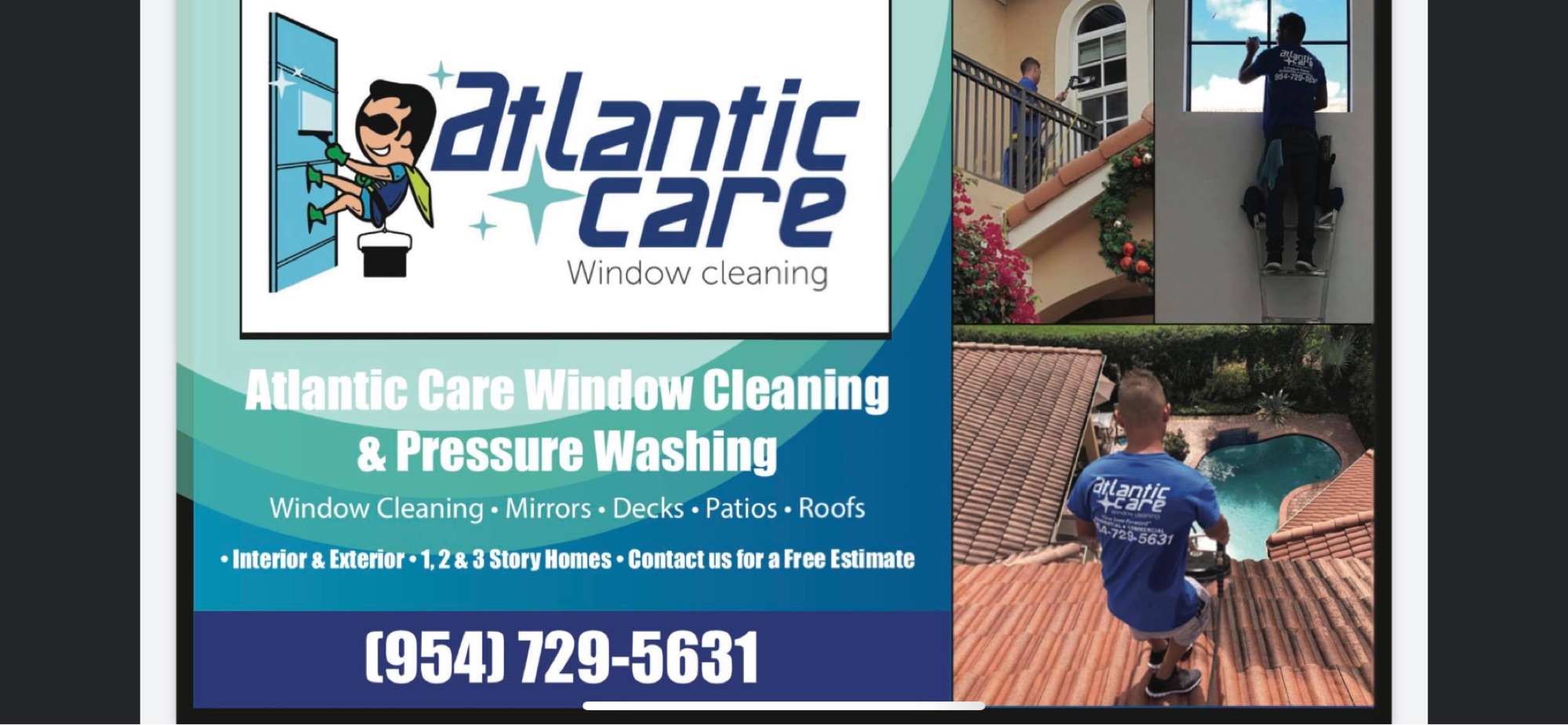 Atlantic Care Window Cleaning Logo