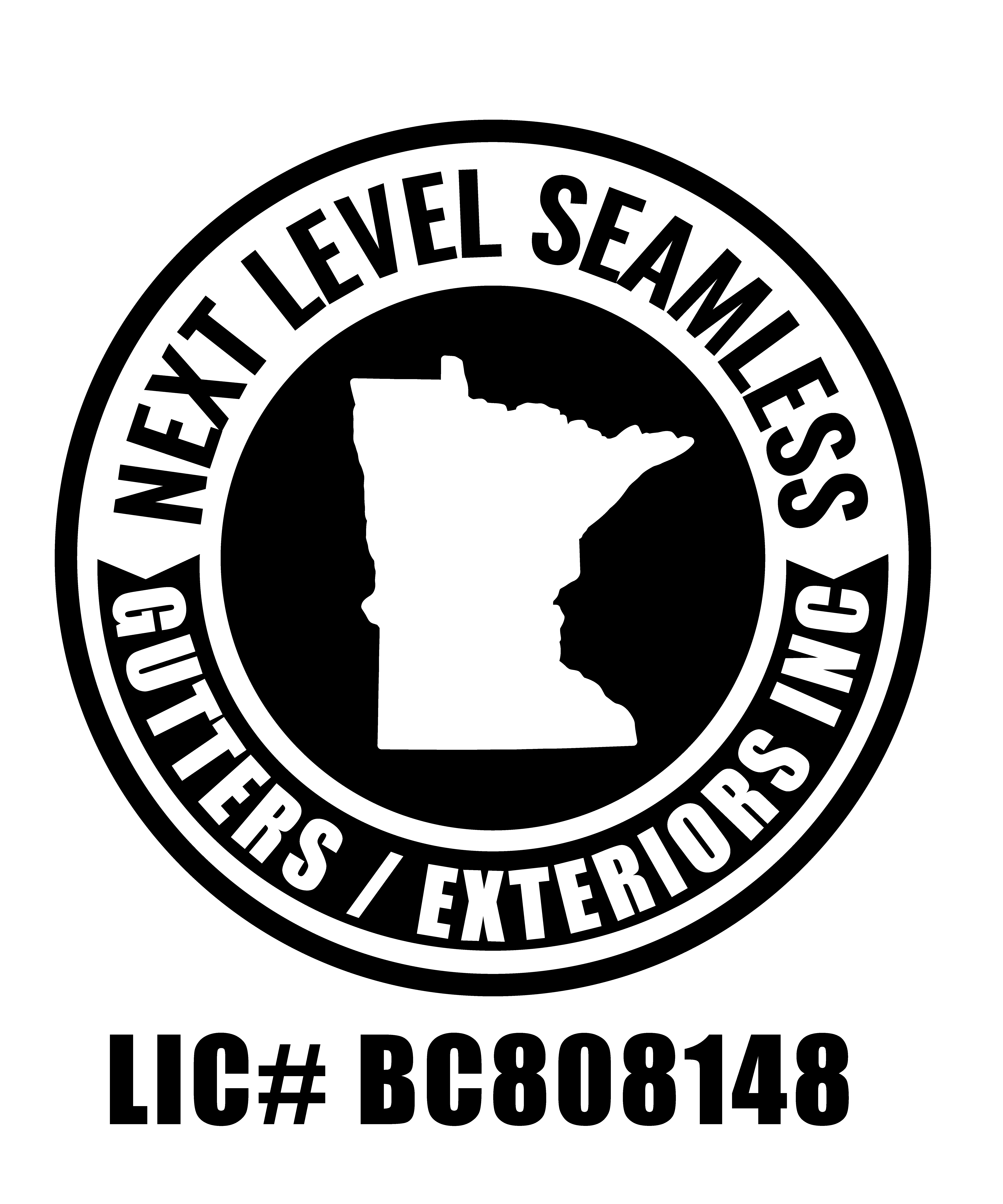 Next Level Seamless Gutters/Exteriors, Inc. Logo