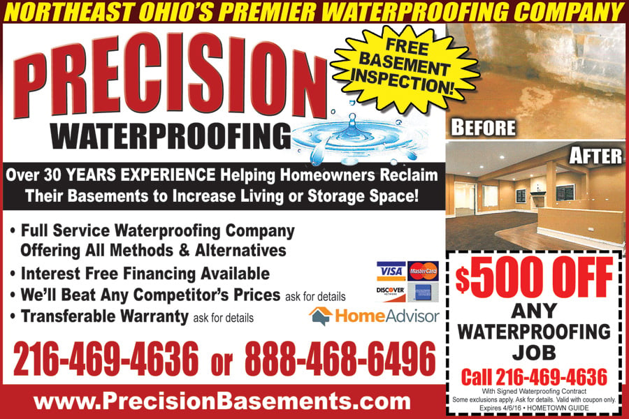 Precision Waterproofing, LLC Logo