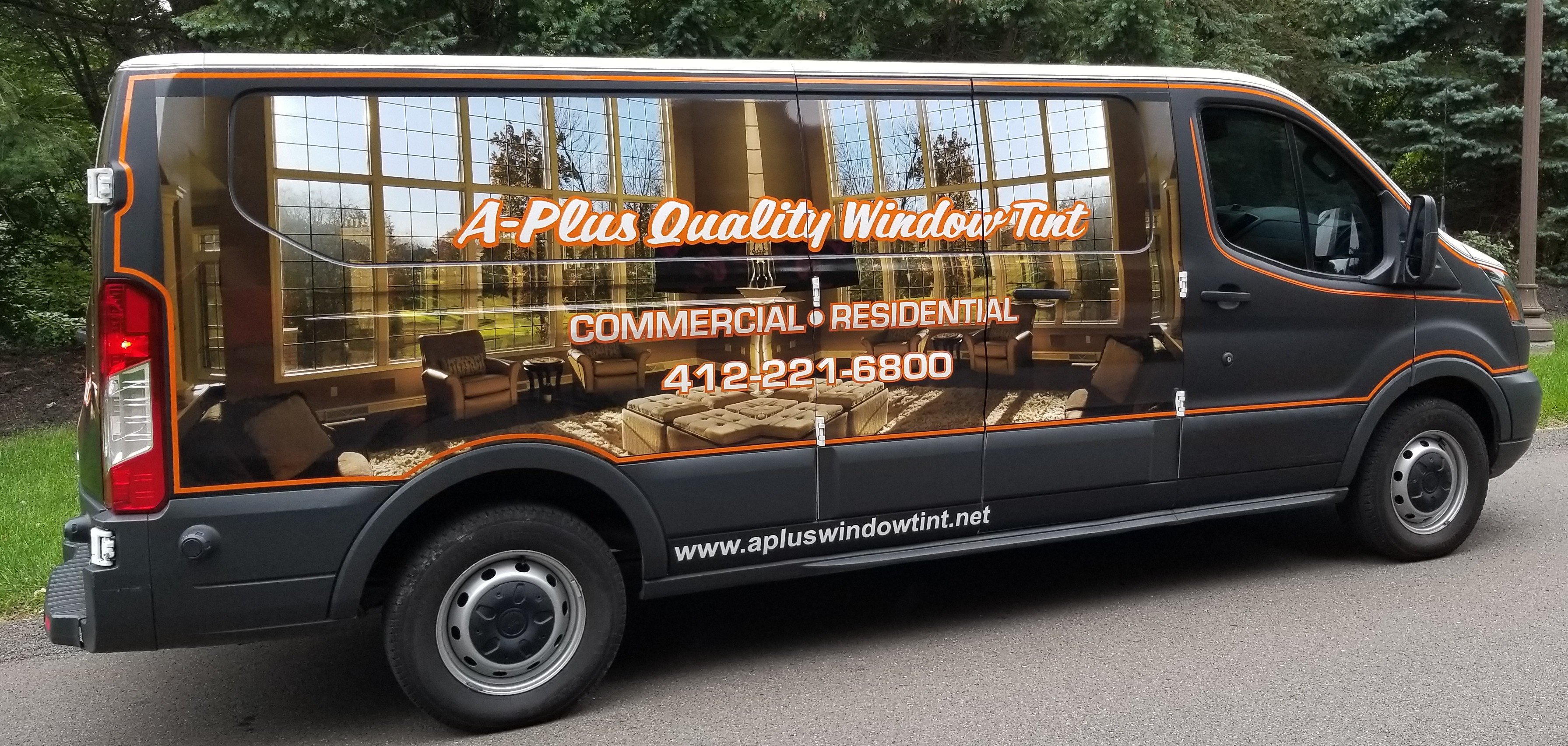A-Plus Quality Window Tint Logo