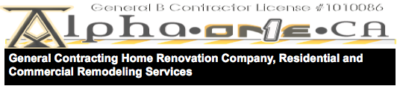 Alpha One Construction, Inc. Logo