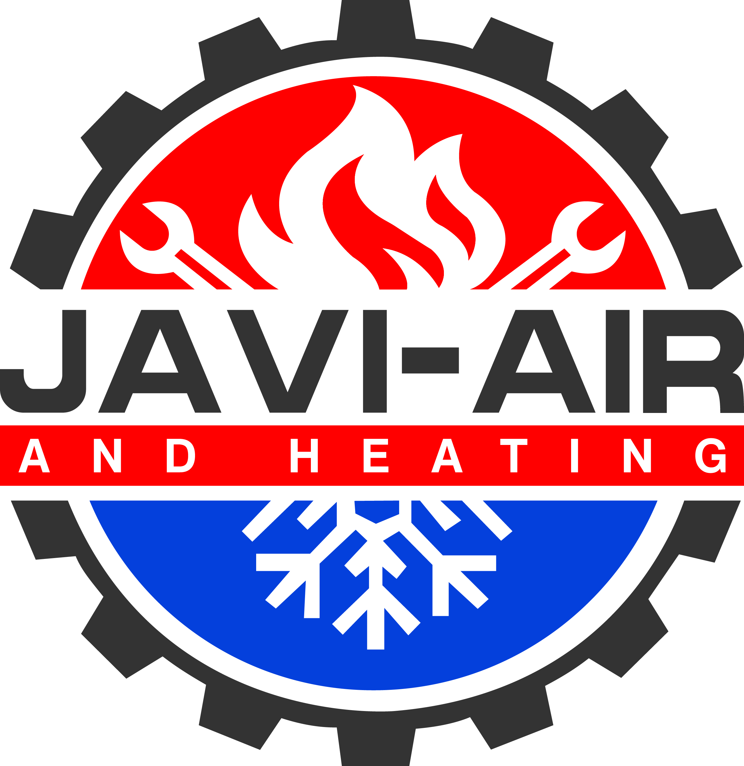 Javi-Air and Heating Logo