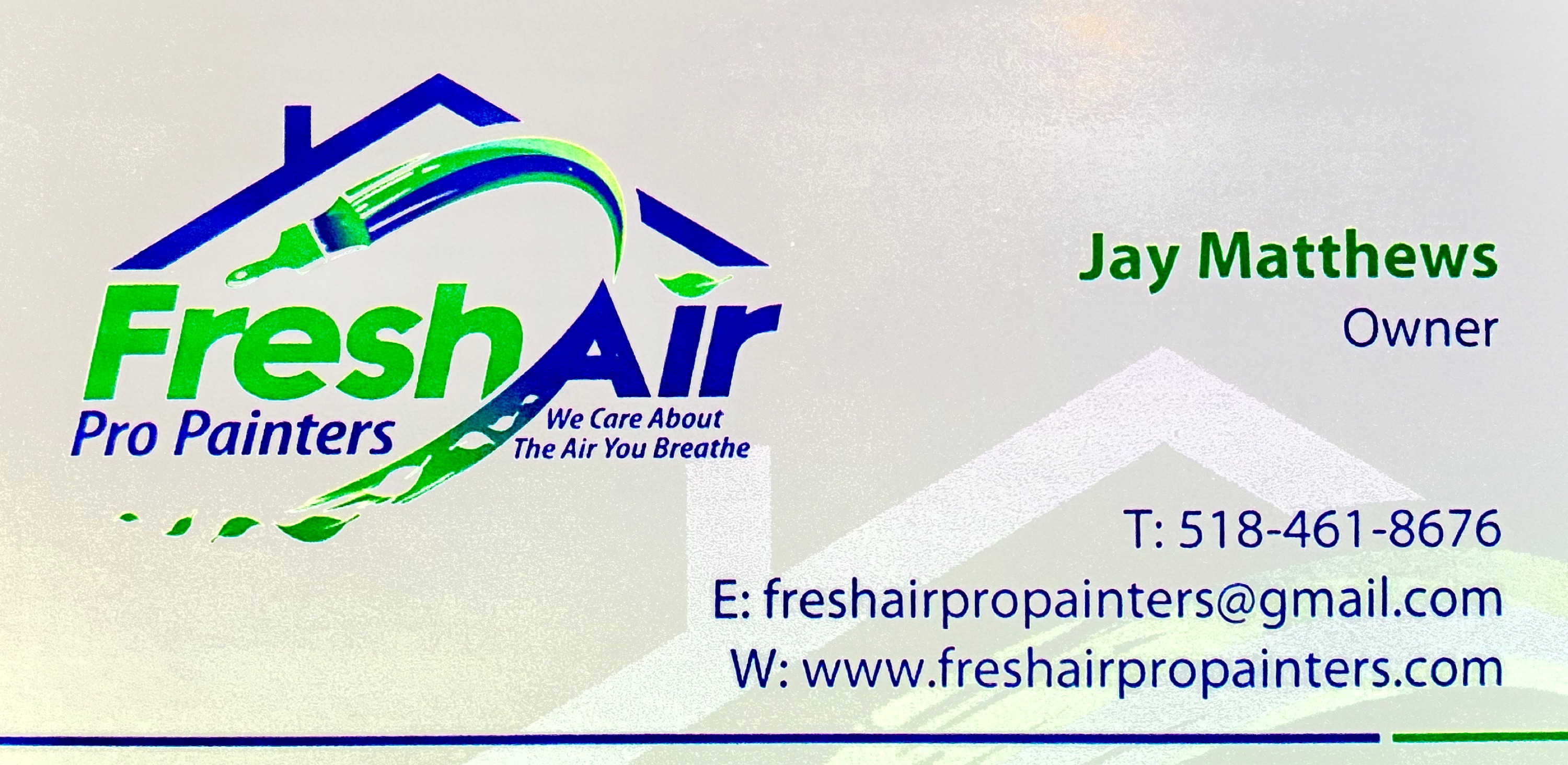 Fresh Air Pro Painters Logo