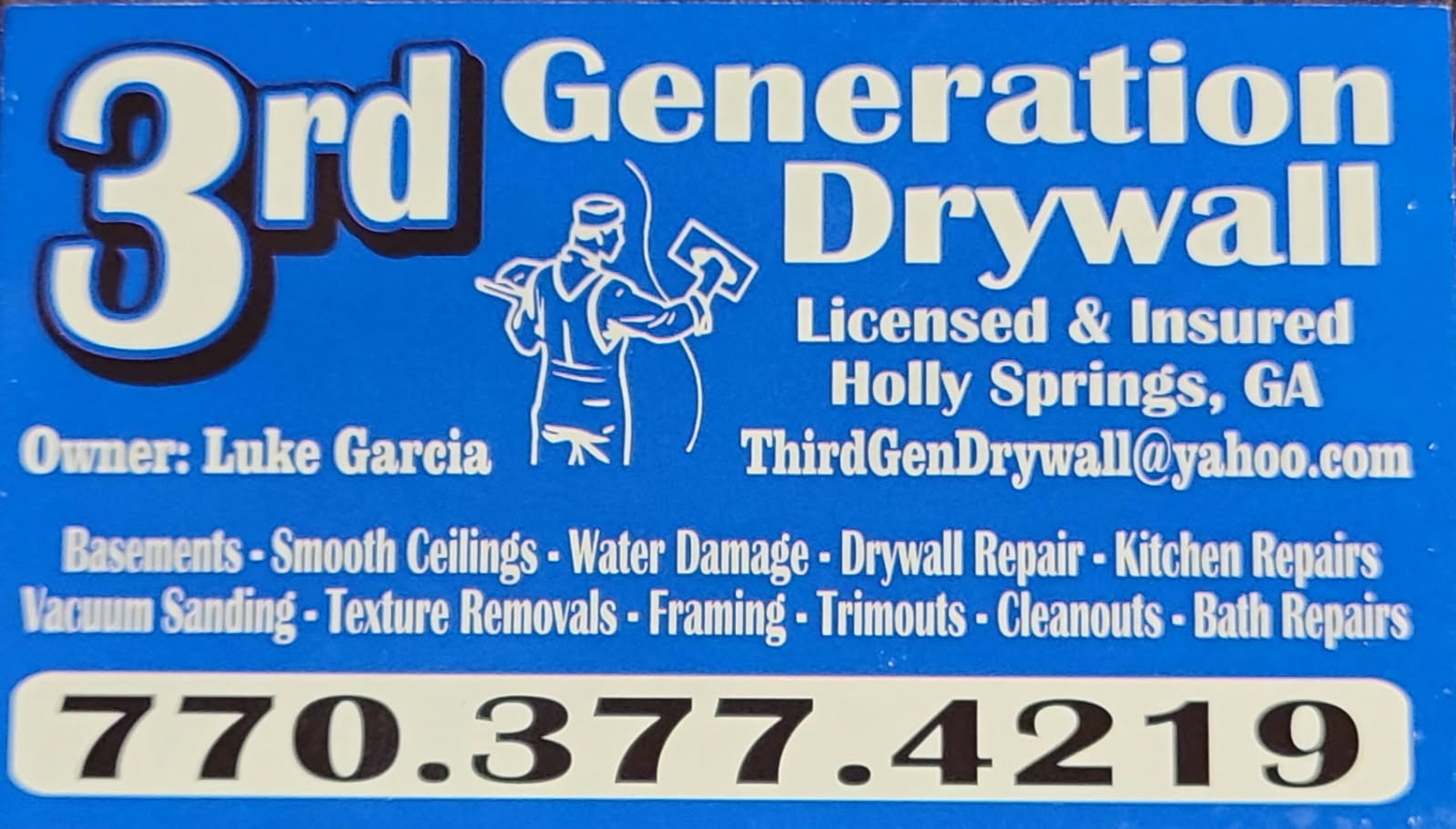 3rd Generation Drywall Logo