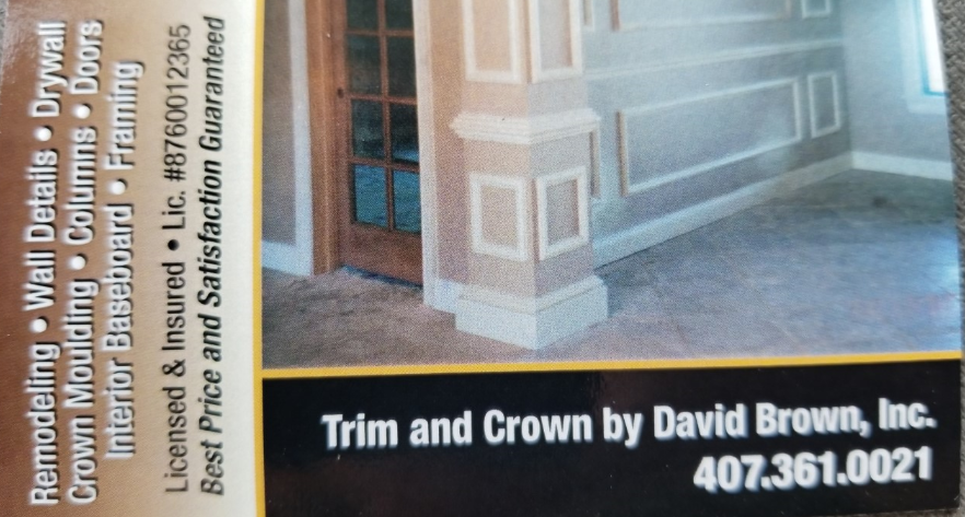 Trim and Crown by David Brown Logo
