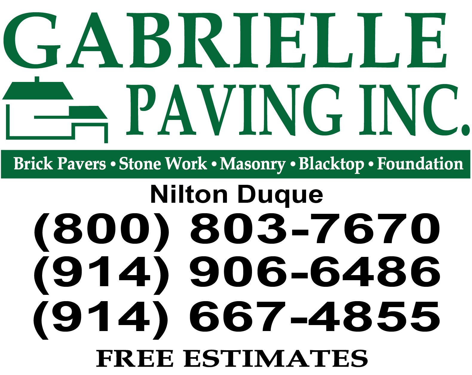 Gabrielle Paving, Inc. Logo