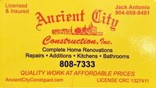 Ancient City Construction, Inc. Logo