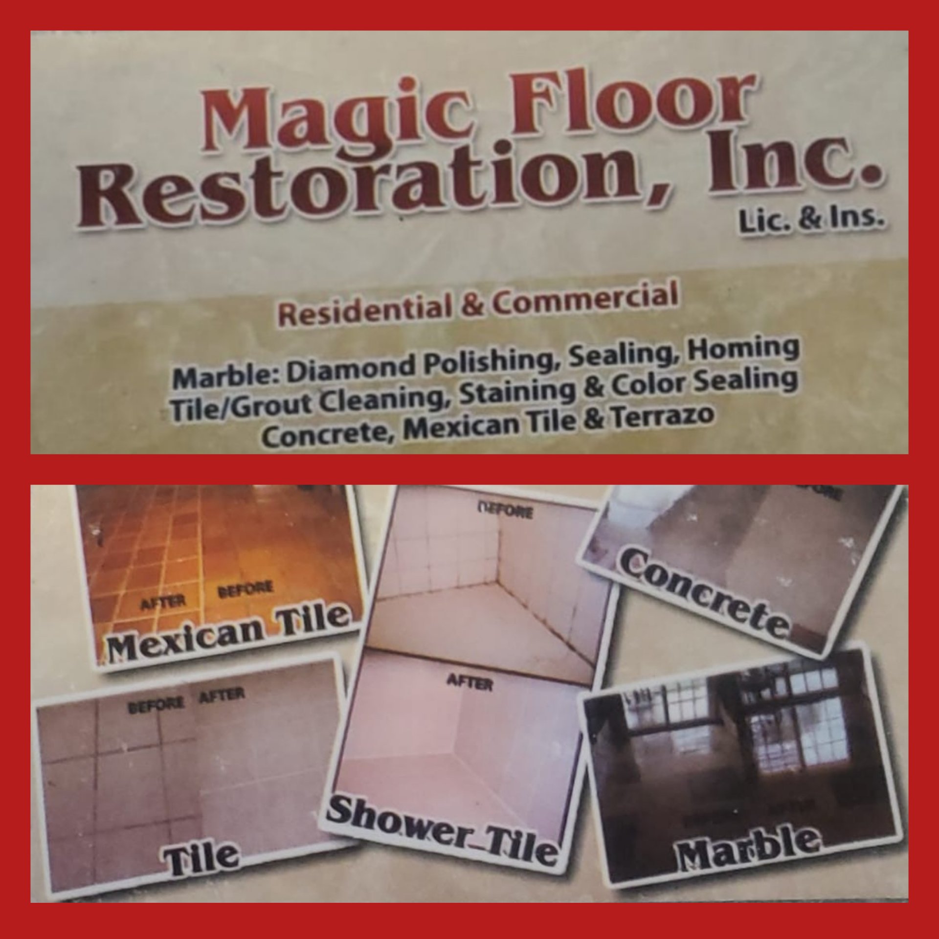 Magic Floor Restoration, Inc Logo