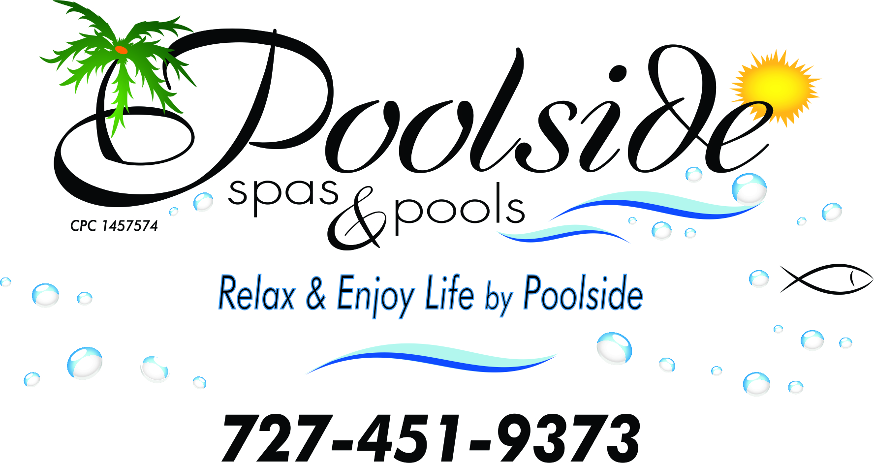 Poolside Spas and Pools Logo