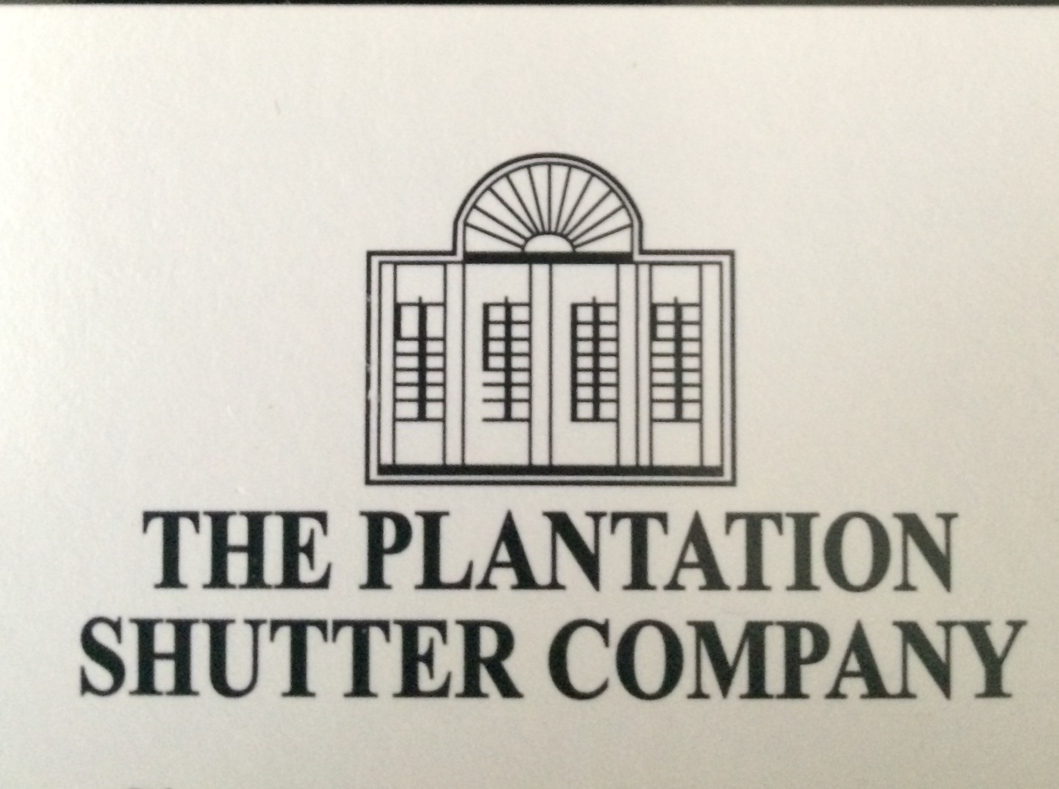 The Plantation Shutter Company Logo