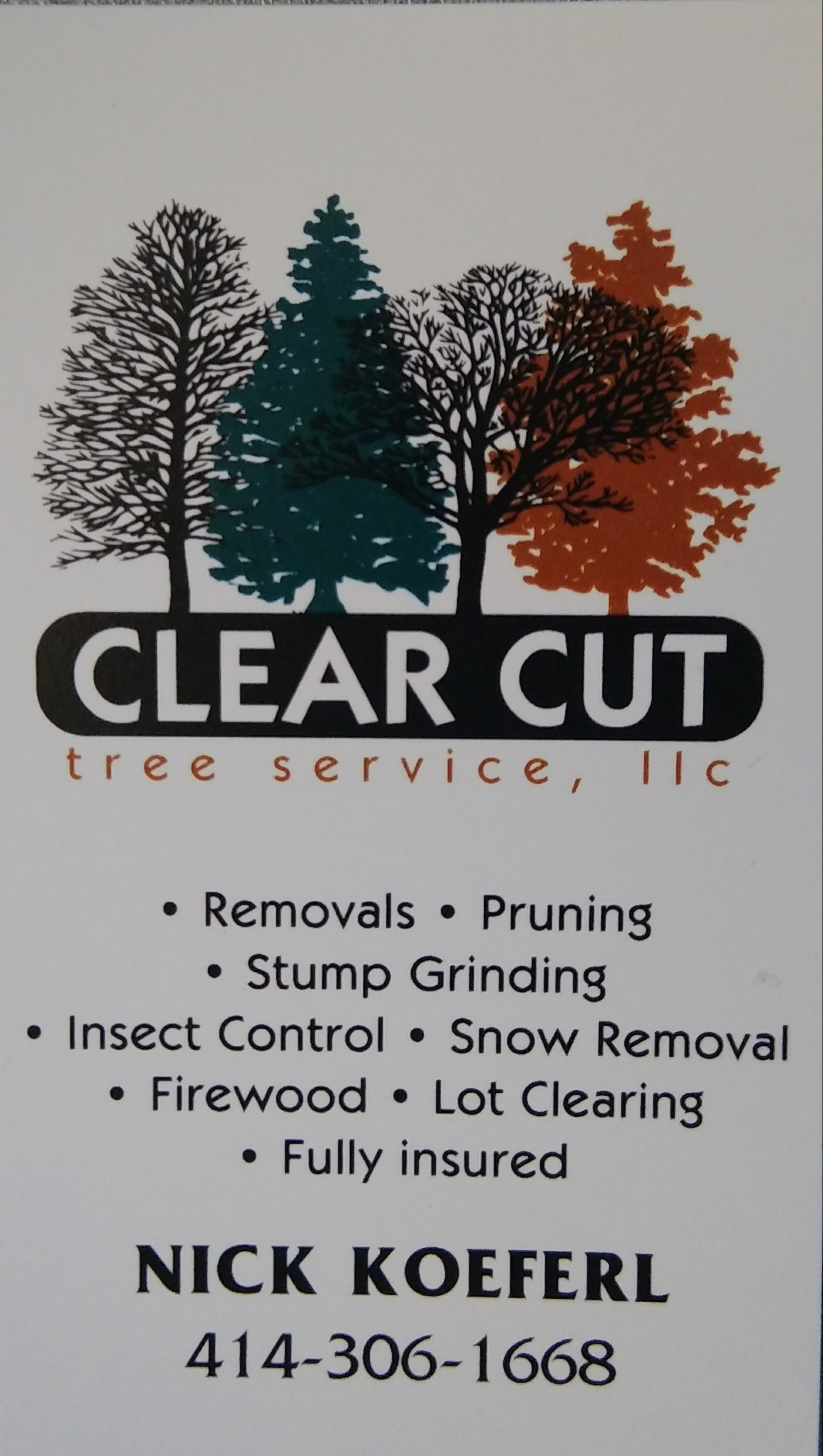 Clear Cut Tree Service Logo