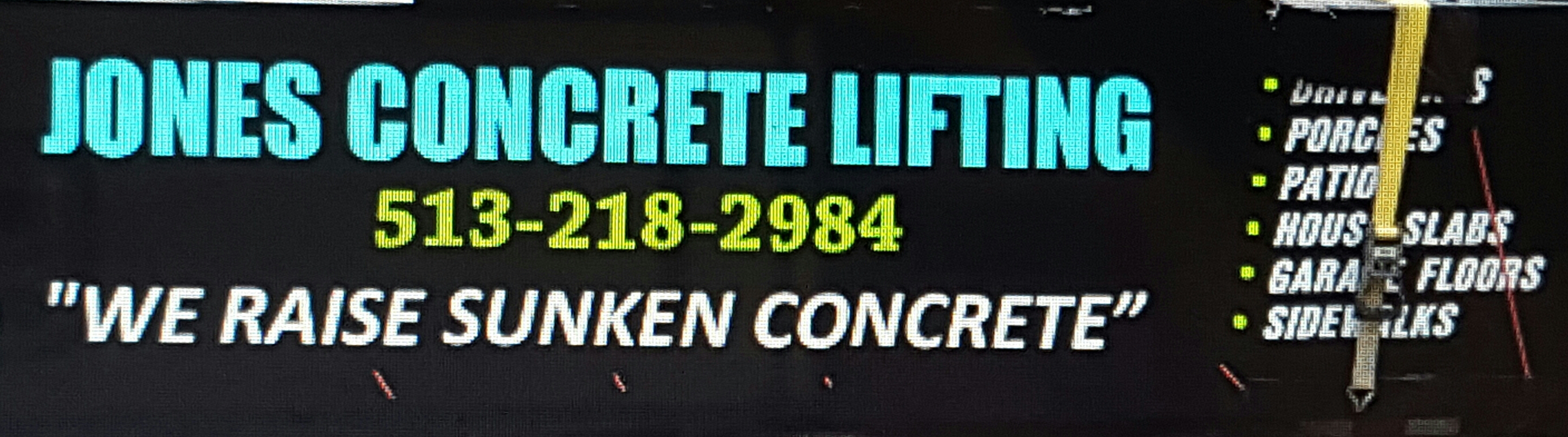 Jones Concrete Lifting Logo