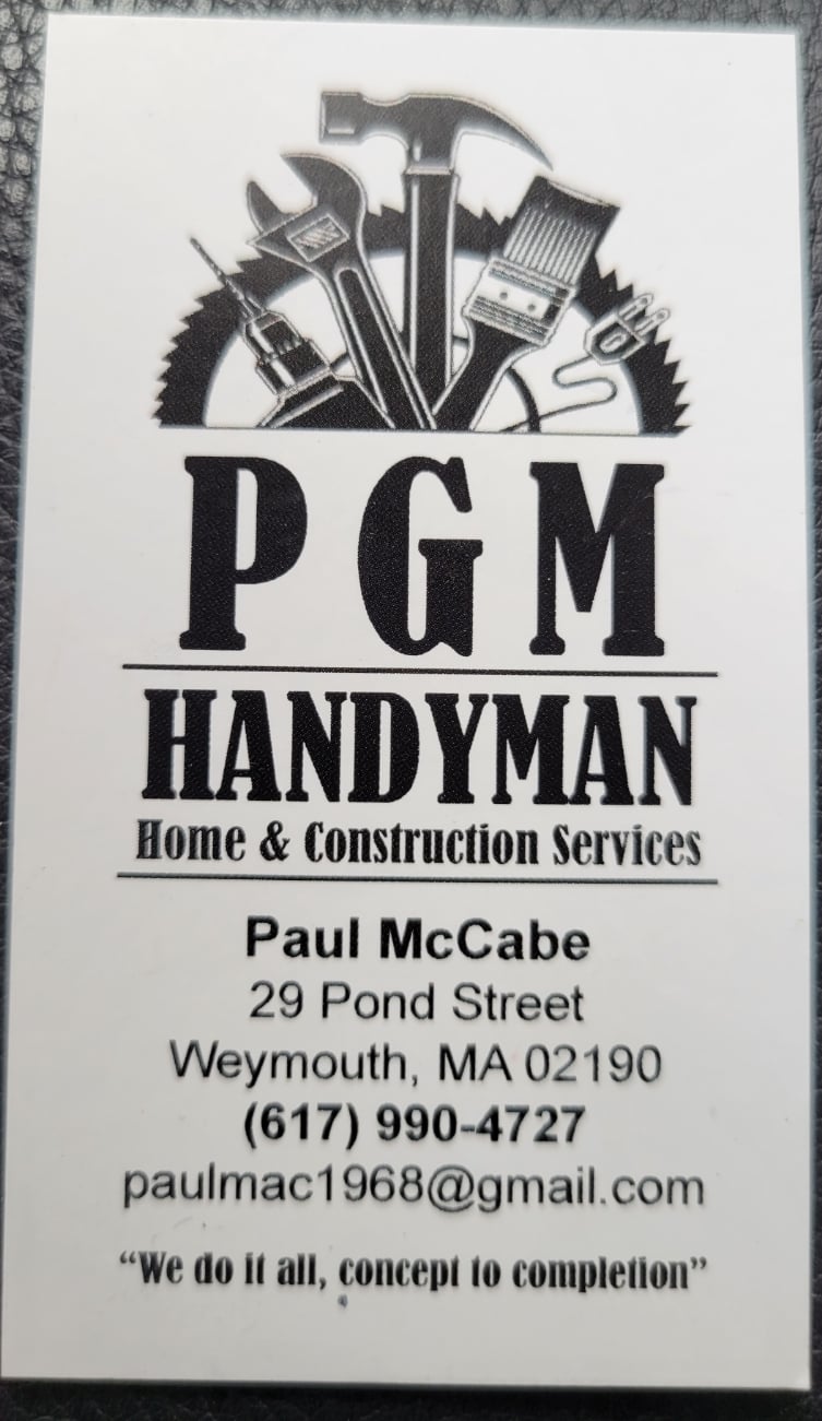 PGM Handyman and Construction Services, Inc. Logo