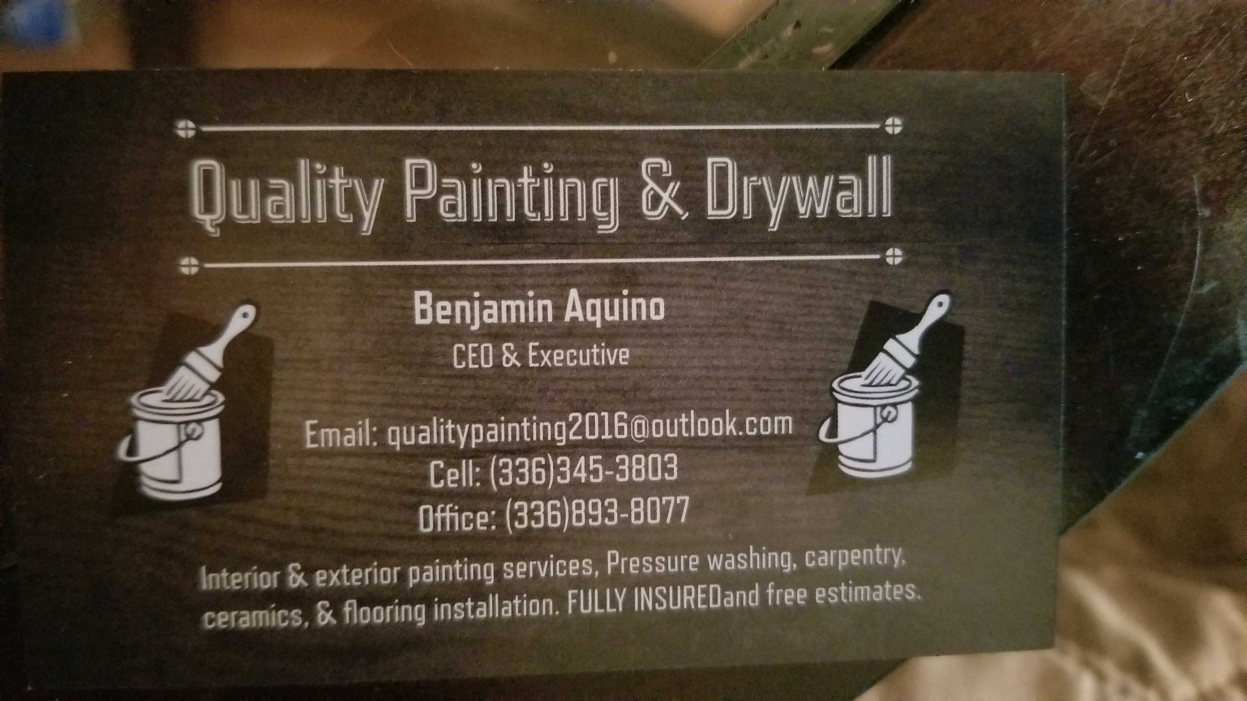 Quality Painter and Drywall Logo