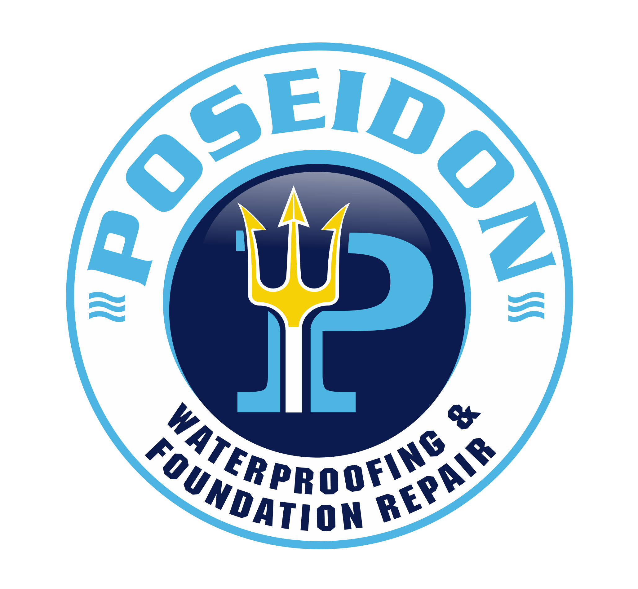 Poseidon Waterproofing, LLC Logo